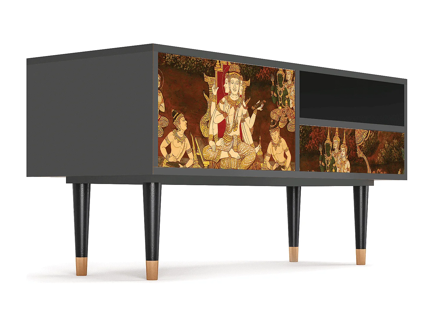 TV-Möbel - 115х59х48 cm - T3 - Malyavan, Anthrazit