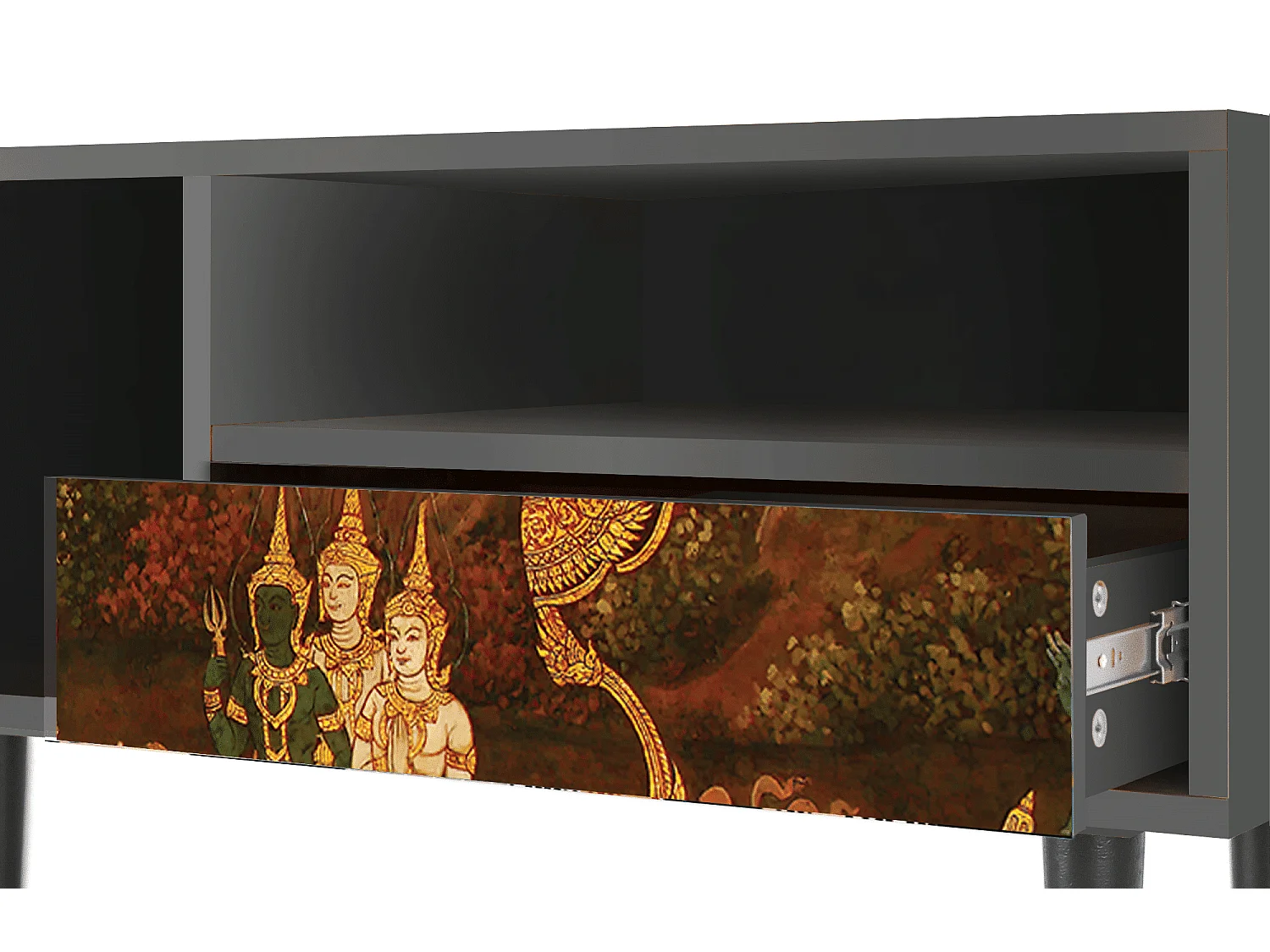 TV-Möbel - 115х59х48 cm - T3 - Malyavan, Anthrazit