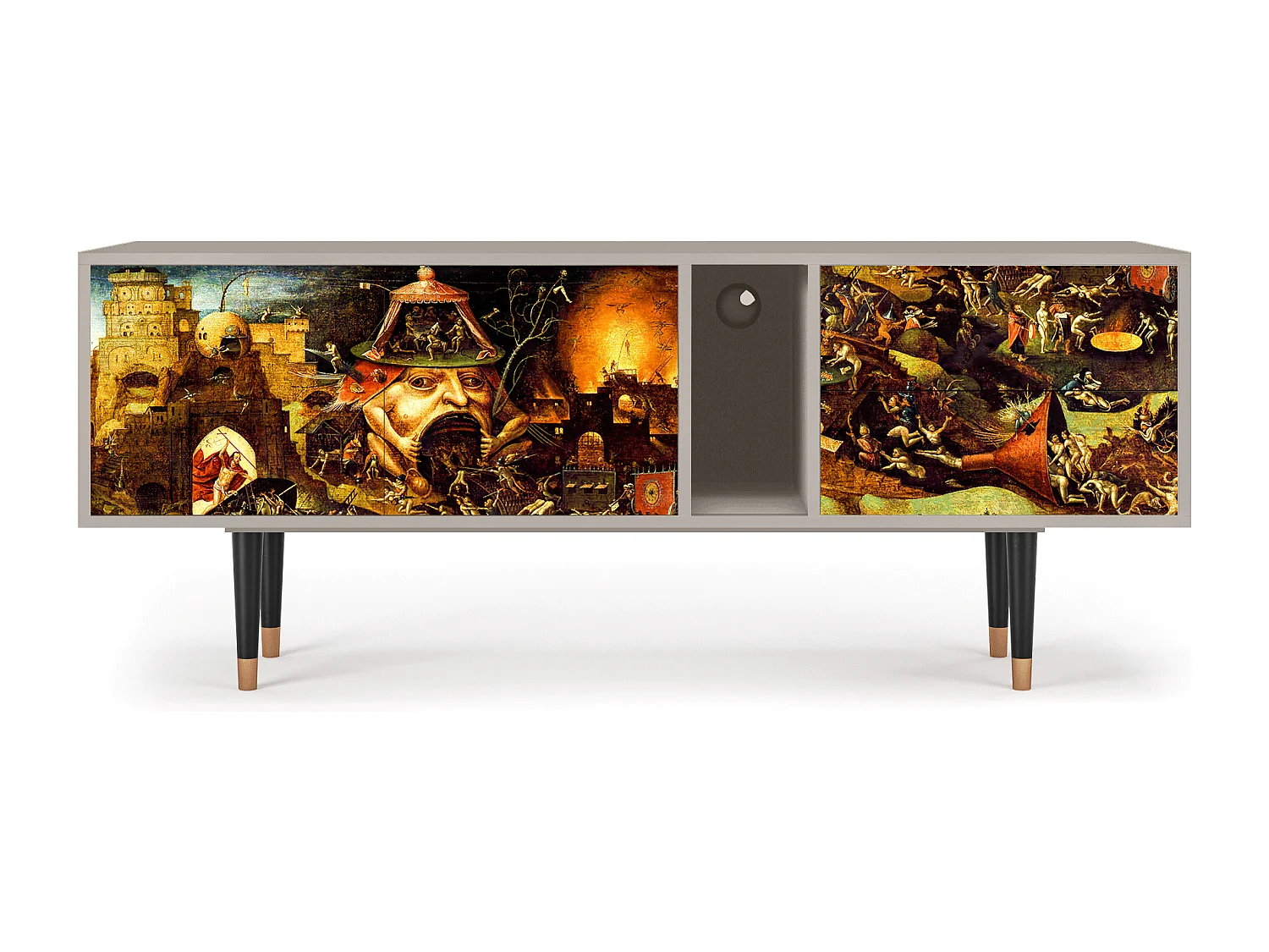 Mobile TV - 170х69х48 cm - T1 - Christ in Limbo, Sabbia
