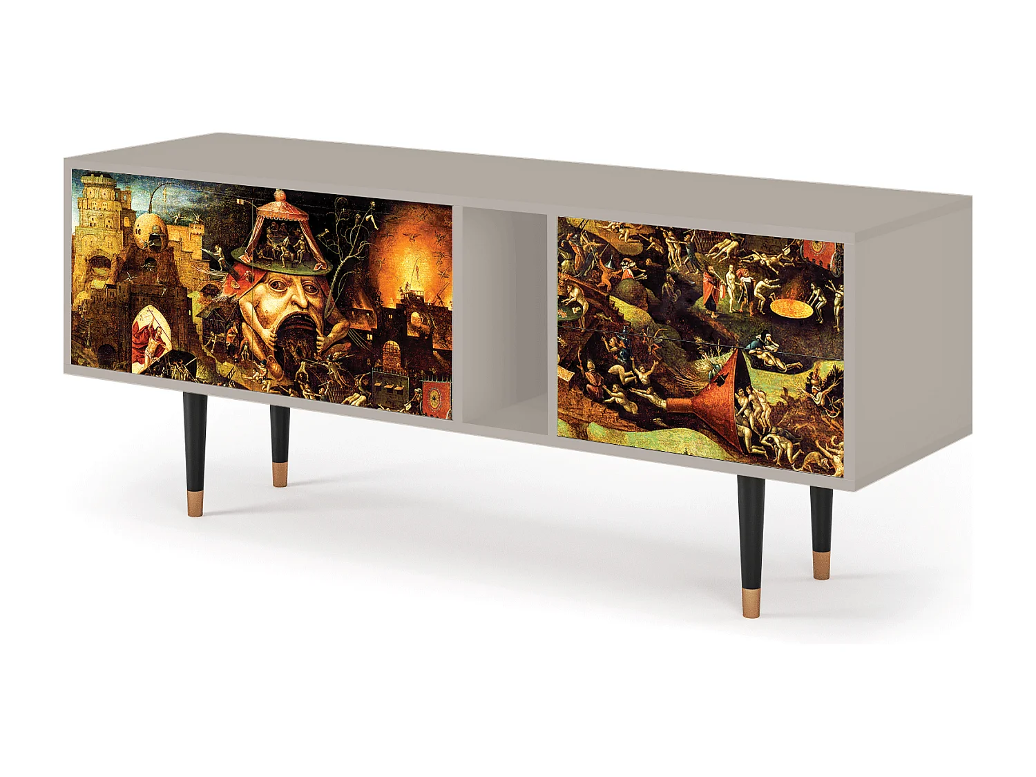 Mobile TV - 170х69х48 cm - T1 - Christ in Limbo, Sabbia