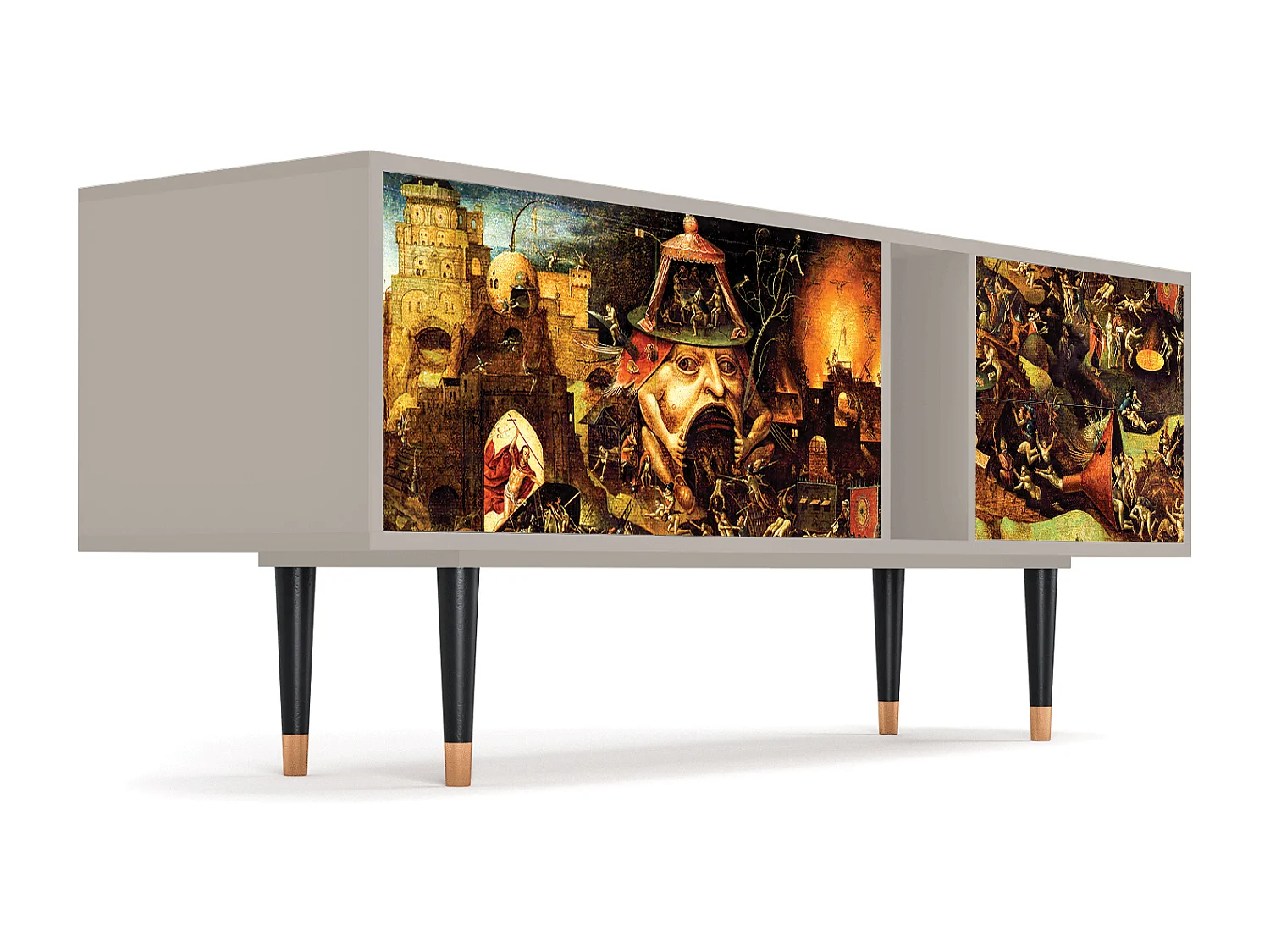Mobile TV - 170х69х48 cm - T1 - Christ in Limbo, Sabbia