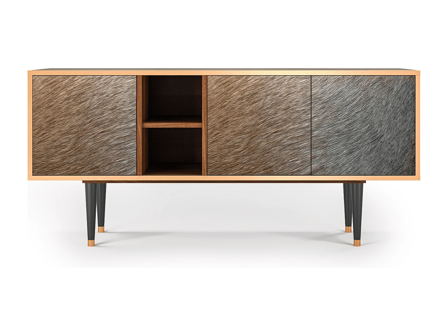 Meuble TV - 150х69х41 cm - T5 - Peanut Hair, Noyer