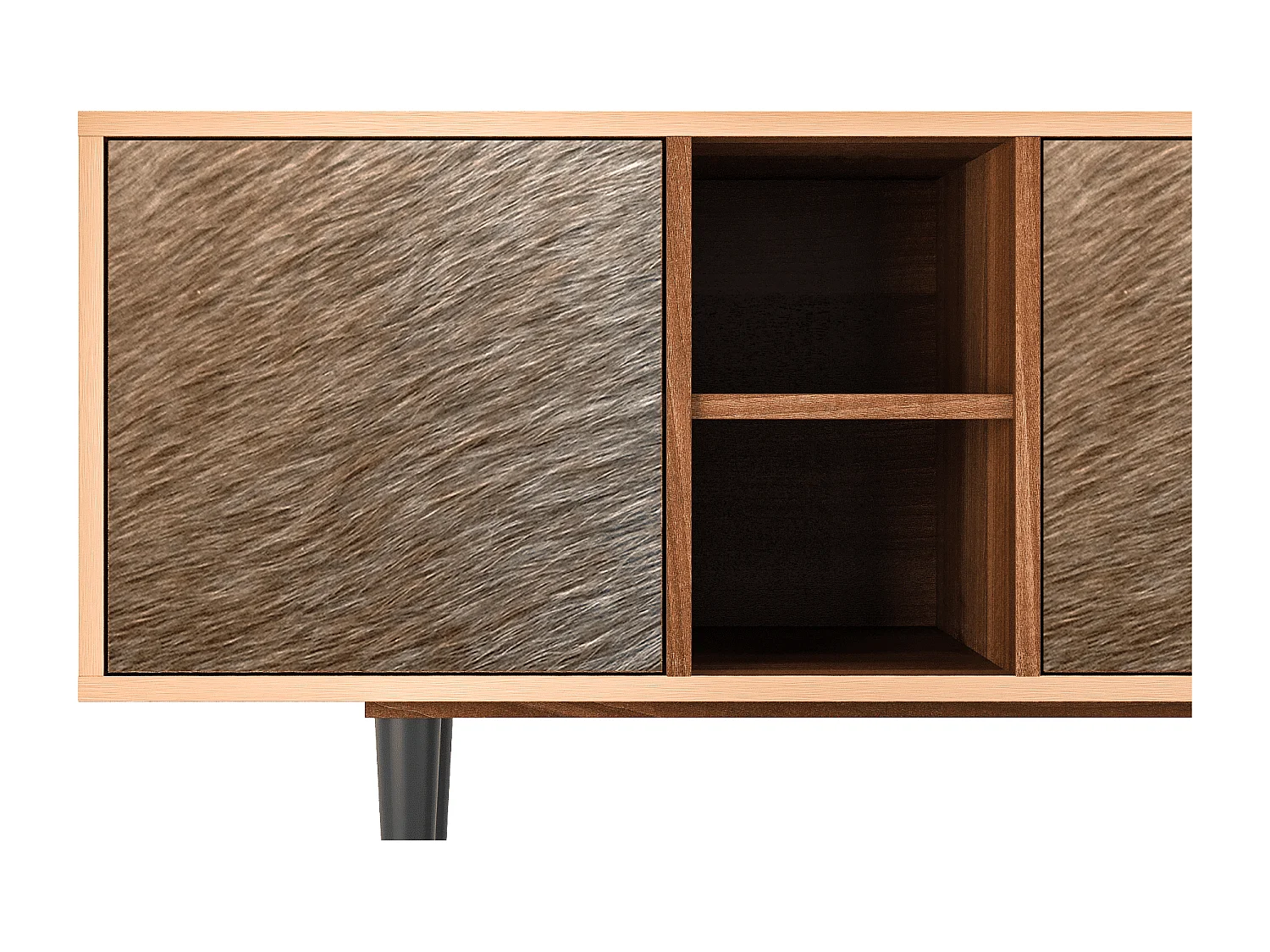 Meuble TV - 150х69х41 cm - T5 - Peanut Hair, Noyer