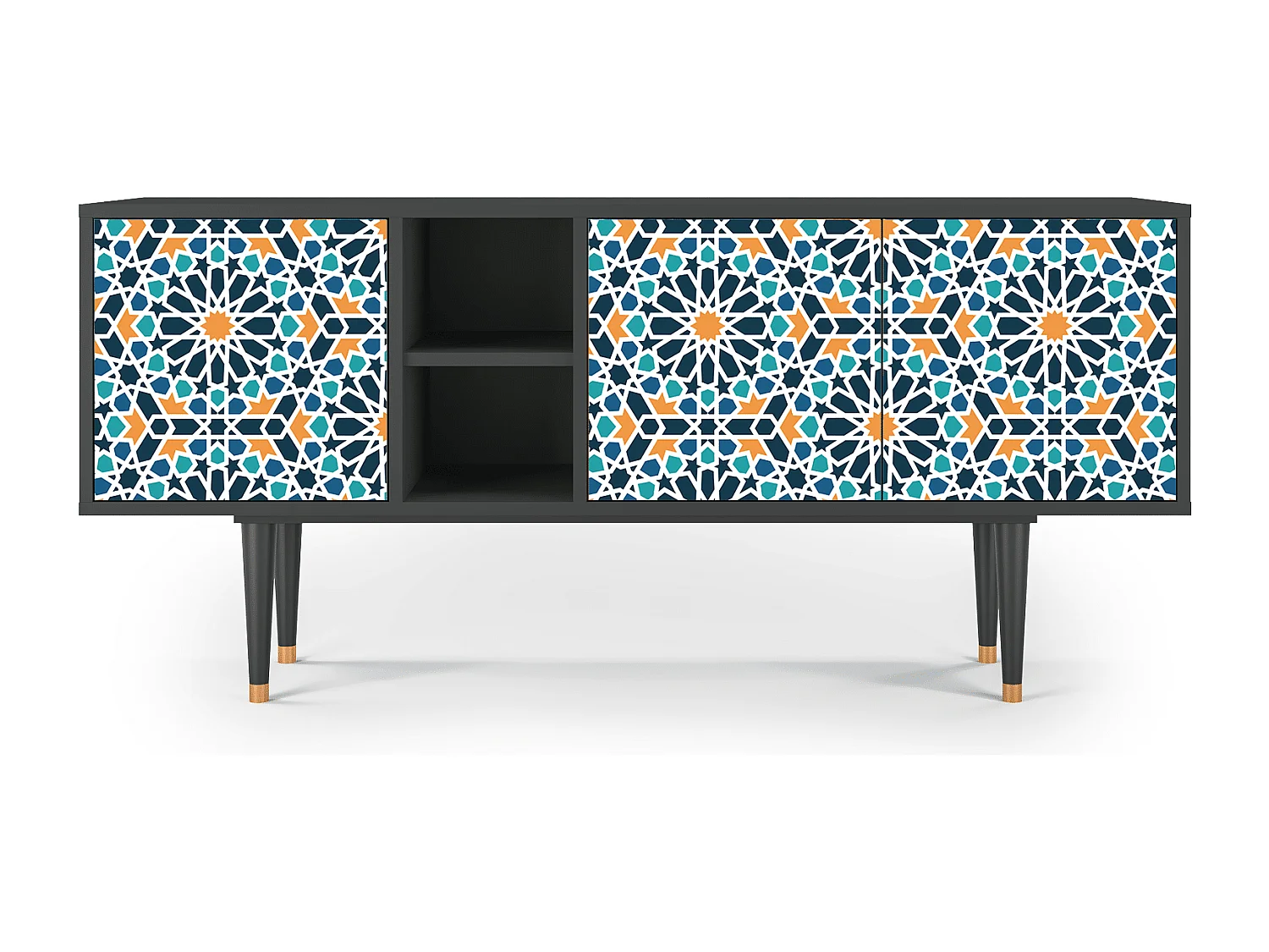 Mueble de TV - 150х69х41 cm - T5 - Kaleidoscope, Antracite