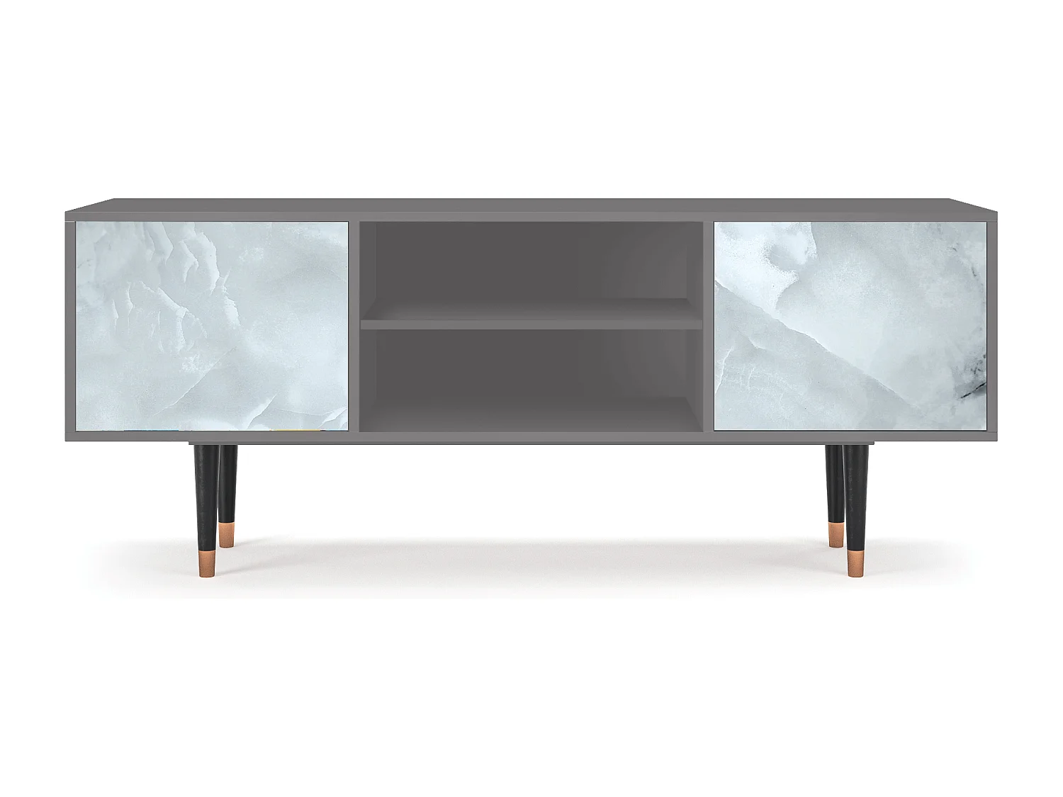 Mueble de TV - 170х69х48 cm - T2 - The Onyx, Gris