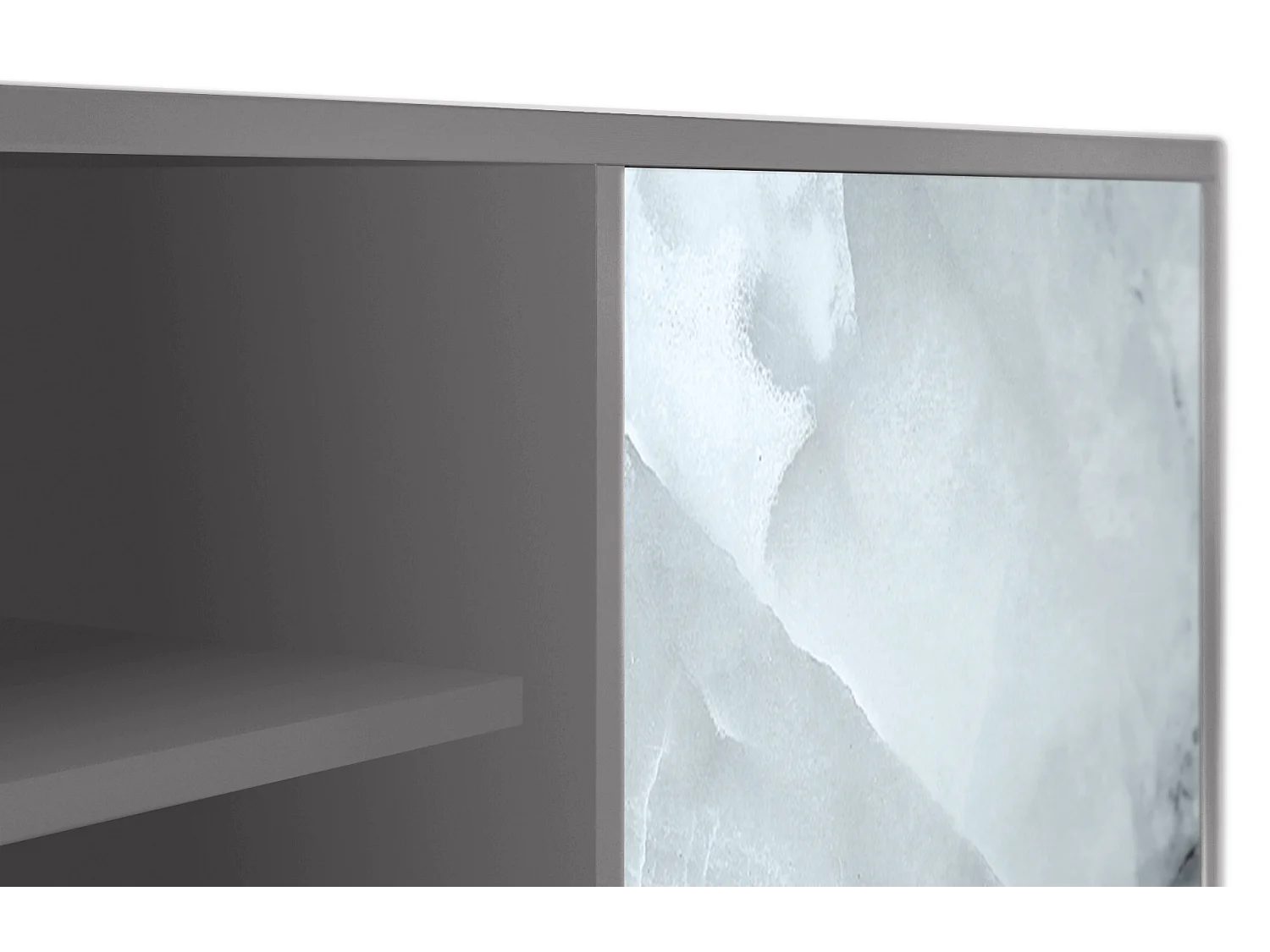 Mobile TV - 170х69х48 cm - T2 - The Onyx, Grigio