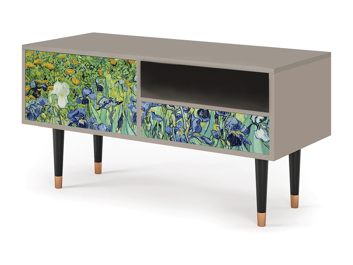 Mobile TV - 115х59х48 cm - T3 - Irises , Sabbia