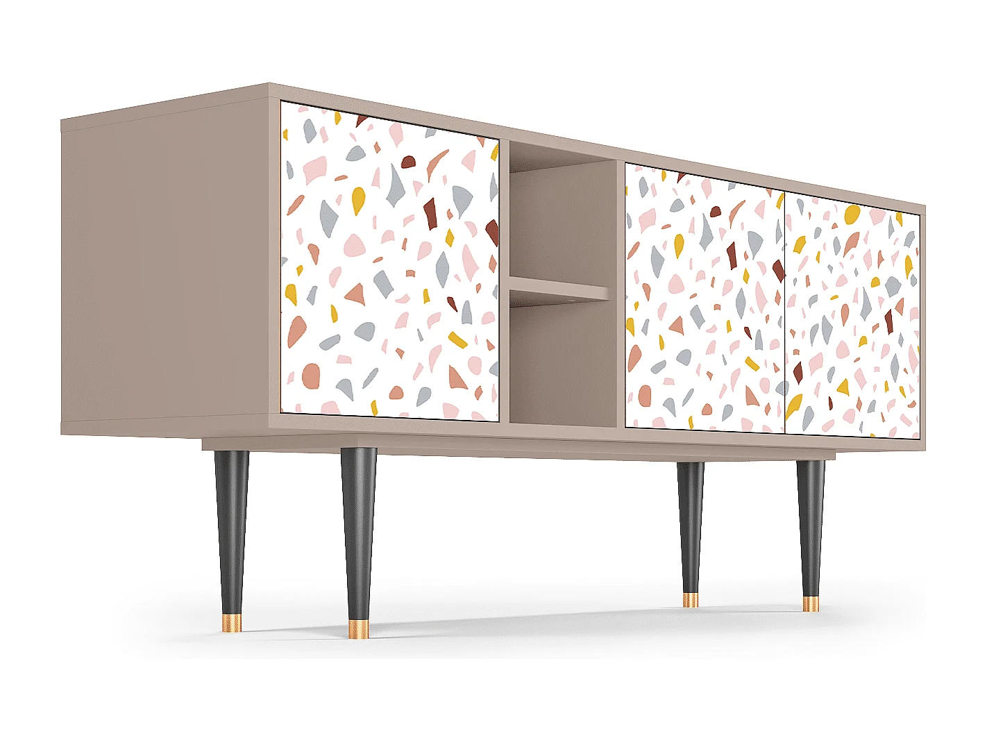 Mobile TV - 150х69х41 cm - T5 - Marmelade Cheese, Latte