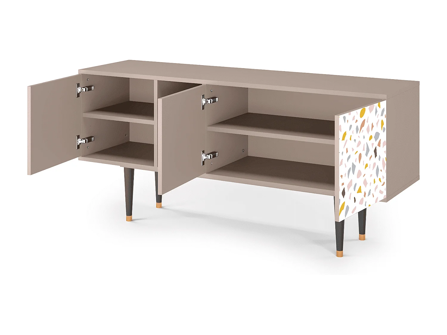 Mobile TV - 150х69х41 cm - T5 - Marmelade Cheese, Latte