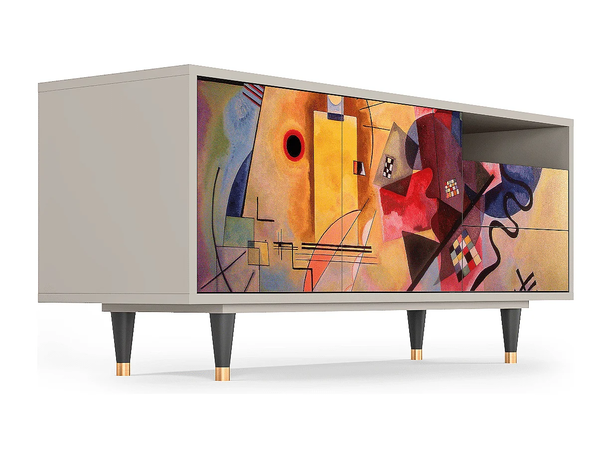 Meuble TV - 125х56х41 cm - T7 - Modern Art, Sable