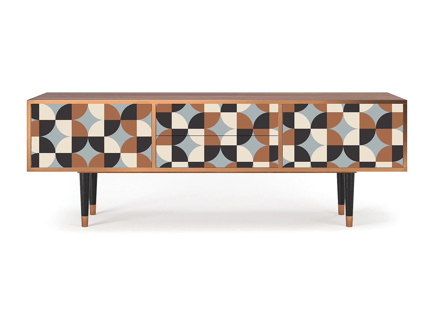 Mueble de TV - 170х59х48 cm - T4 - Brown Sensation, Nogal