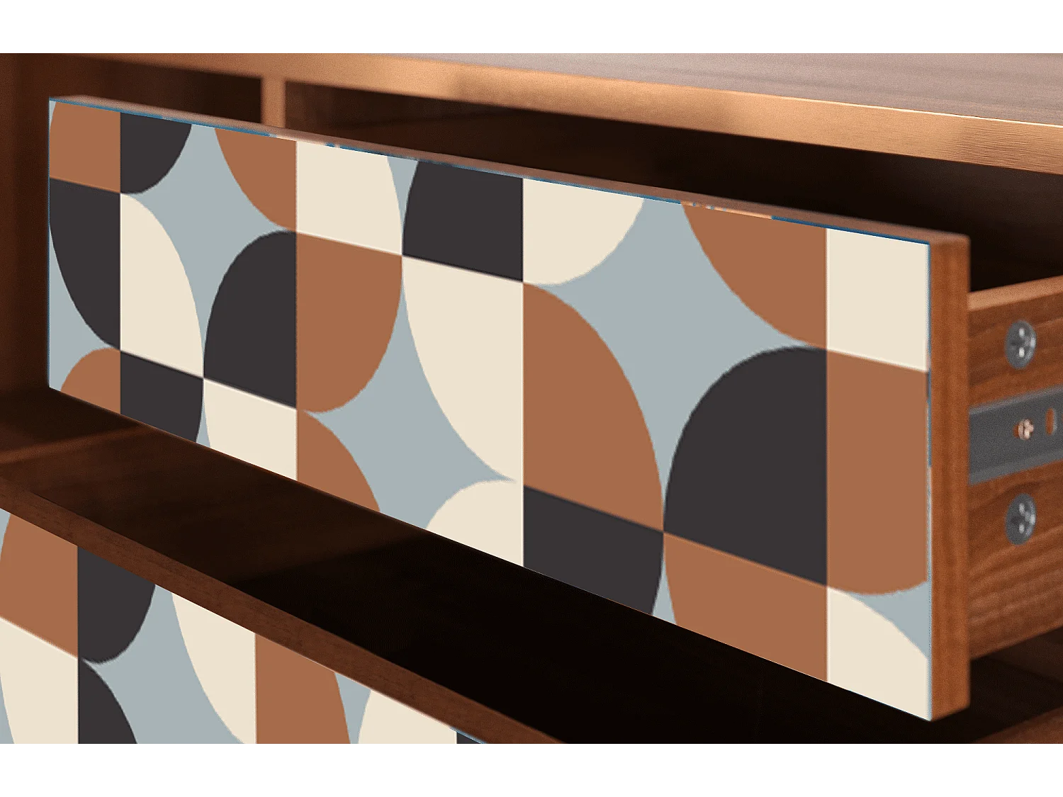 TV-Möbel - 170х59х48 cm - T4 - Brown Sensation, Walnuss