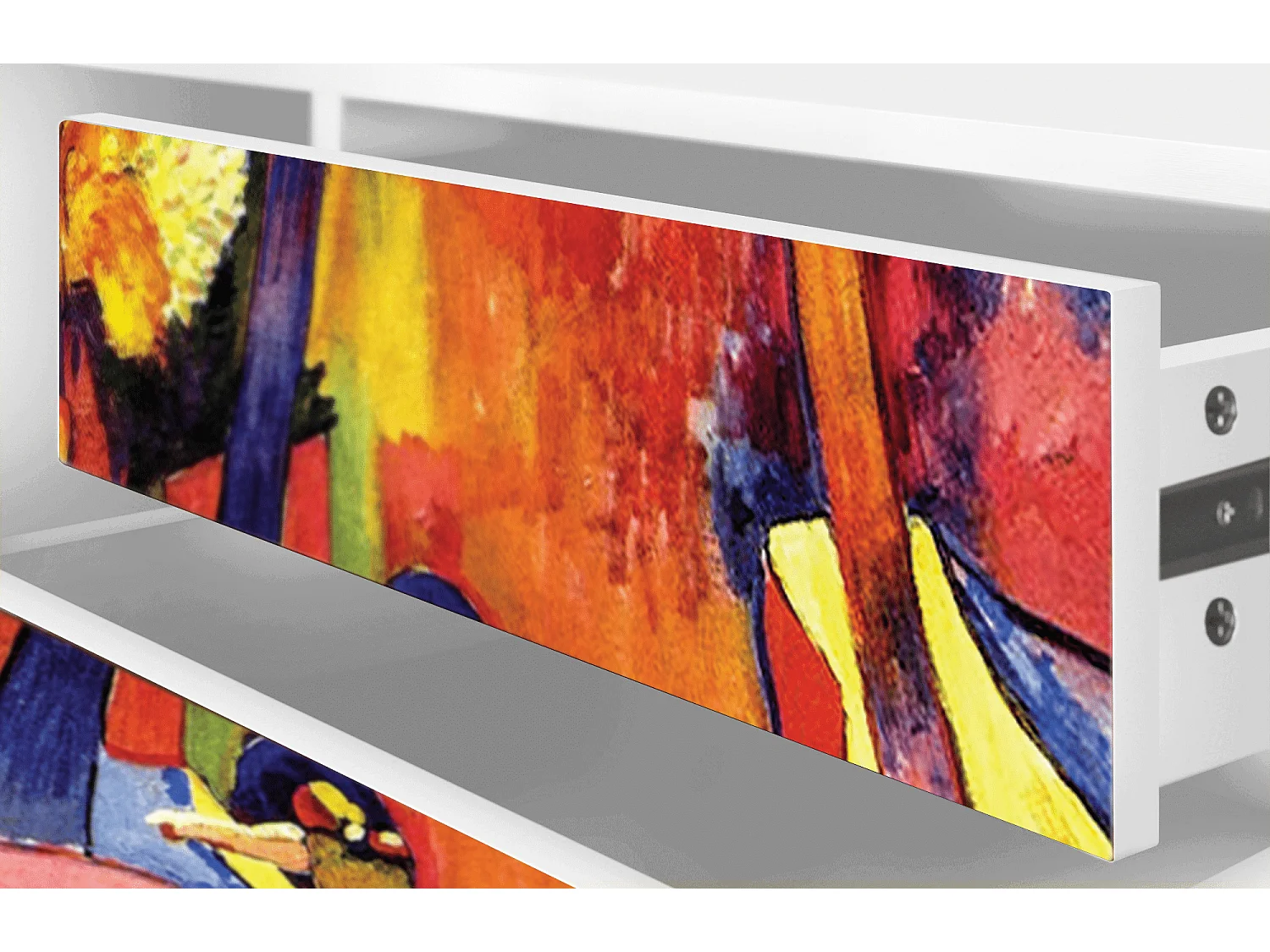 Meuble TV - 170х59х48 cm - T4 - The Turning Road, Blanc