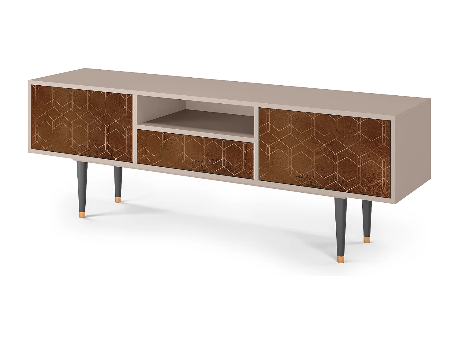 Mobile TV - 170х59х41 cm - T6 - Chocolate Bar, Sabbia