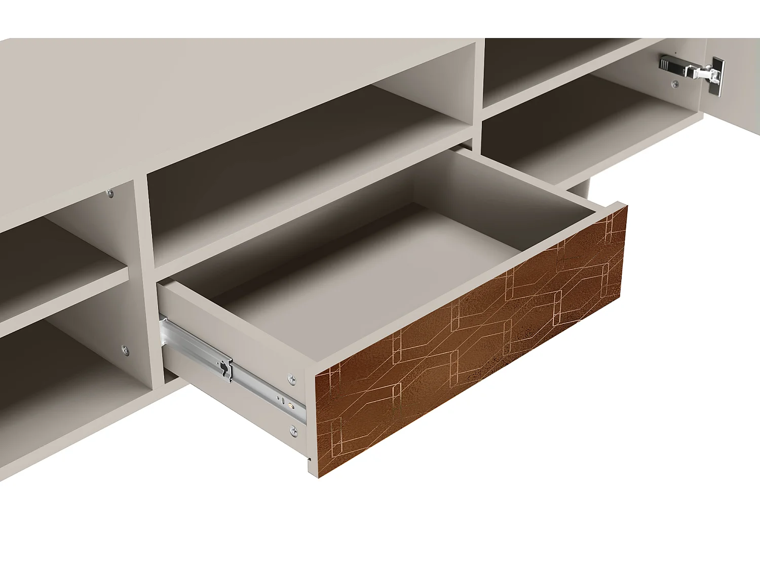 Mobile TV - 170х59х41 cm - T6 - Chocolate Bar, Sabbia