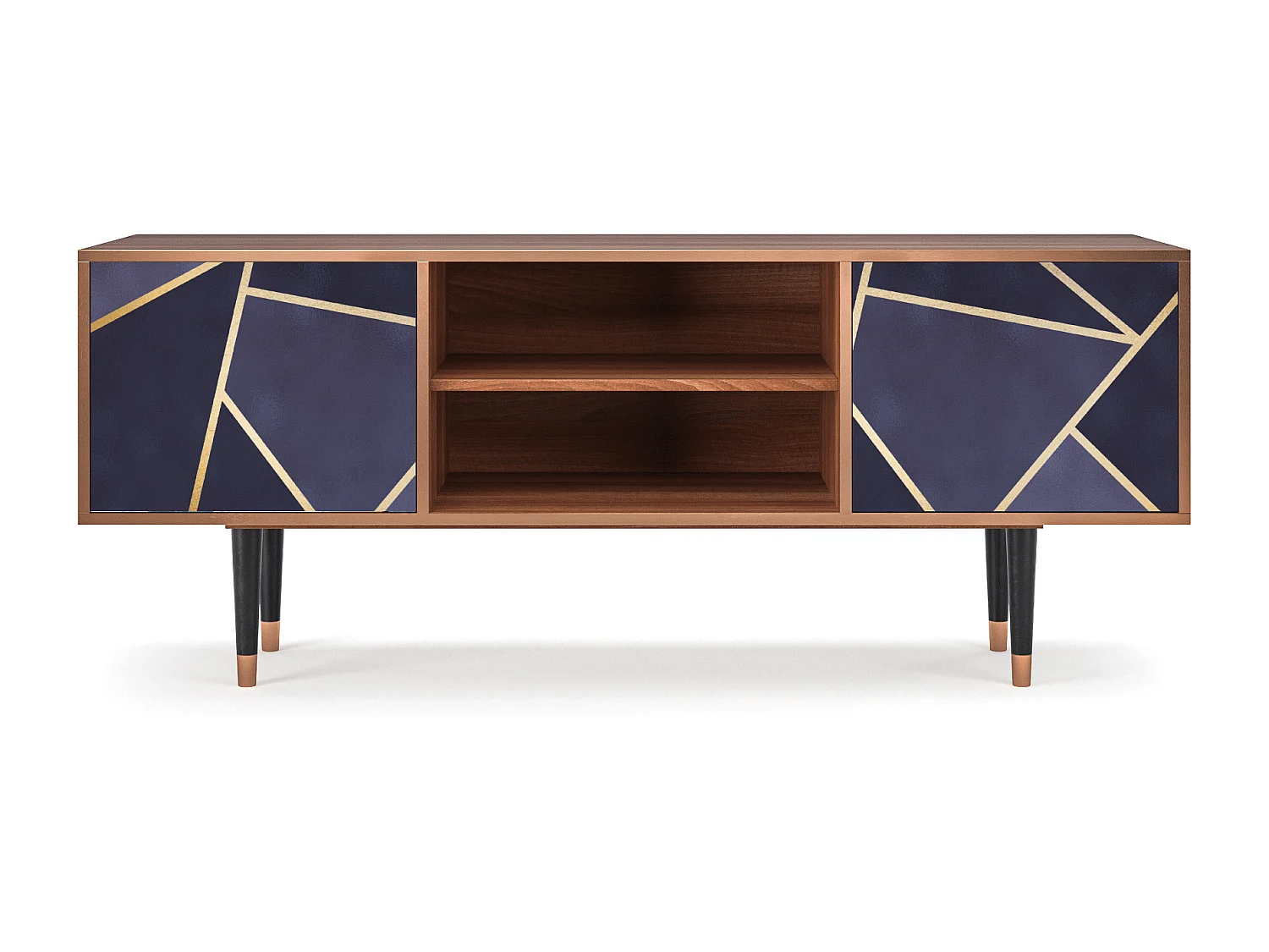 TV-meubel - 170х69х48 cm - T2 - The Amethyst, Walnoot