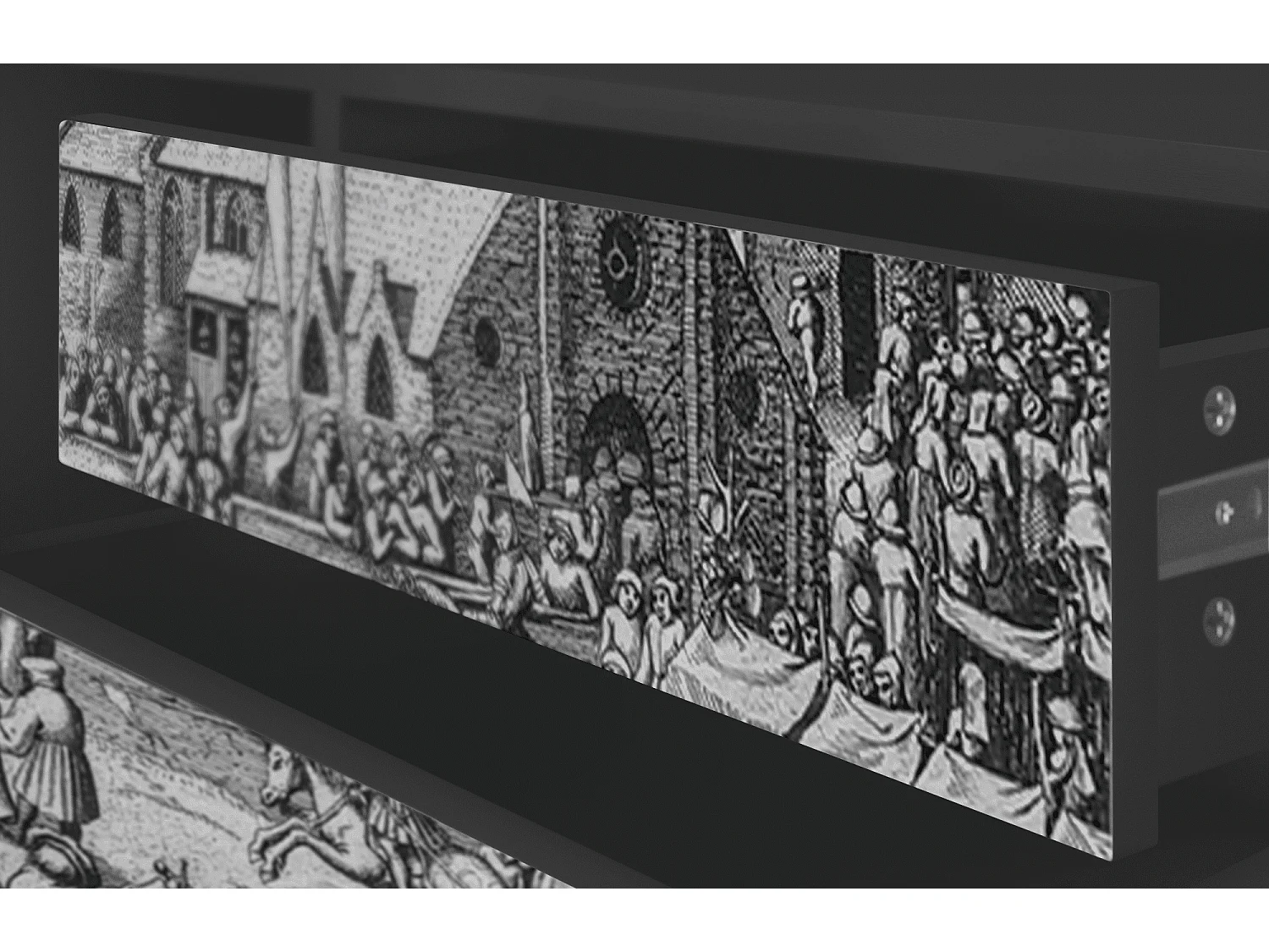 TV-meubel - 170х59х48 cm - T4 - The Festival of Saint, Antraciet