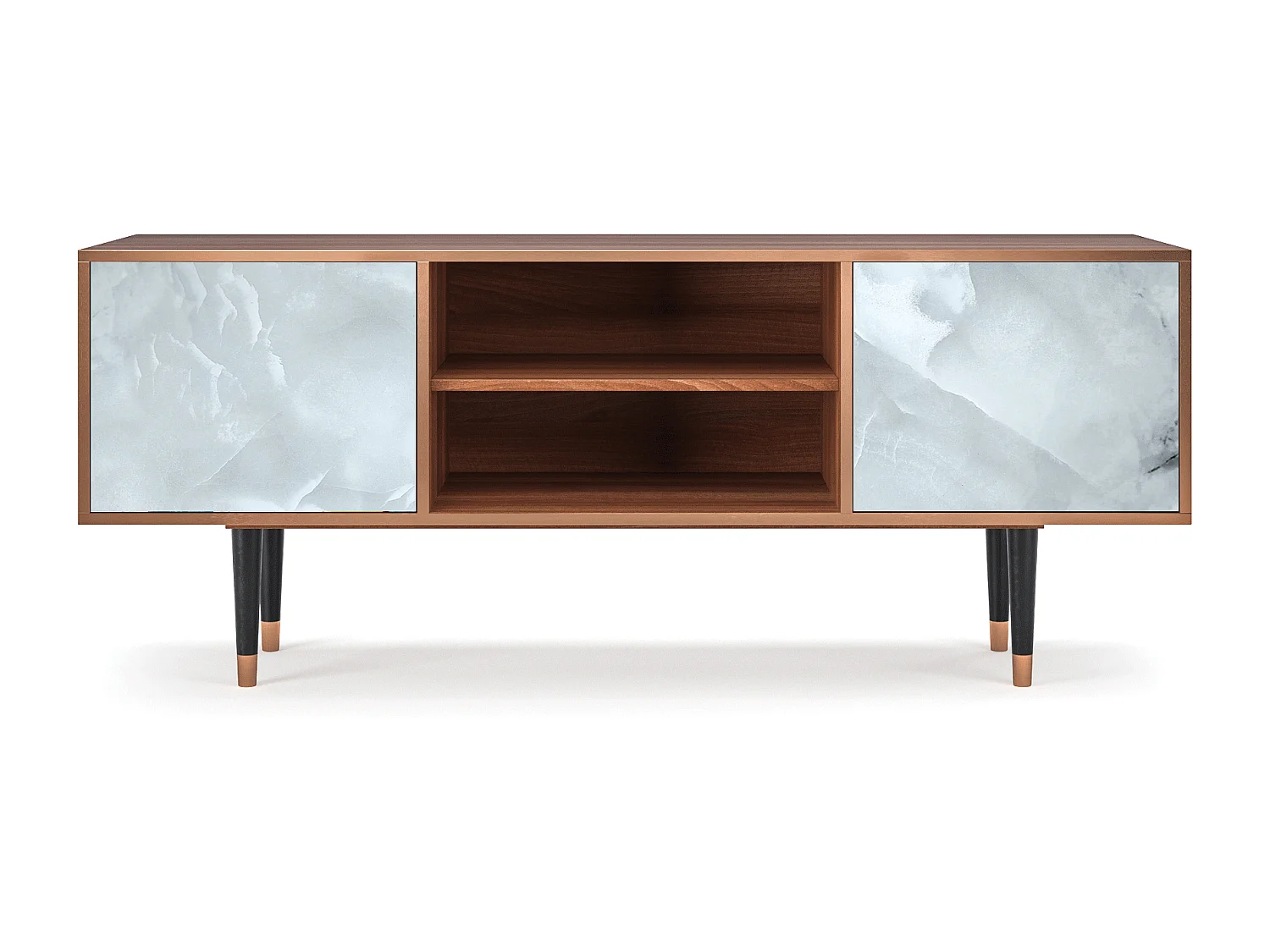 Szafka RTV - 170х69х48 cm - T2 - The Onyx, Orzech