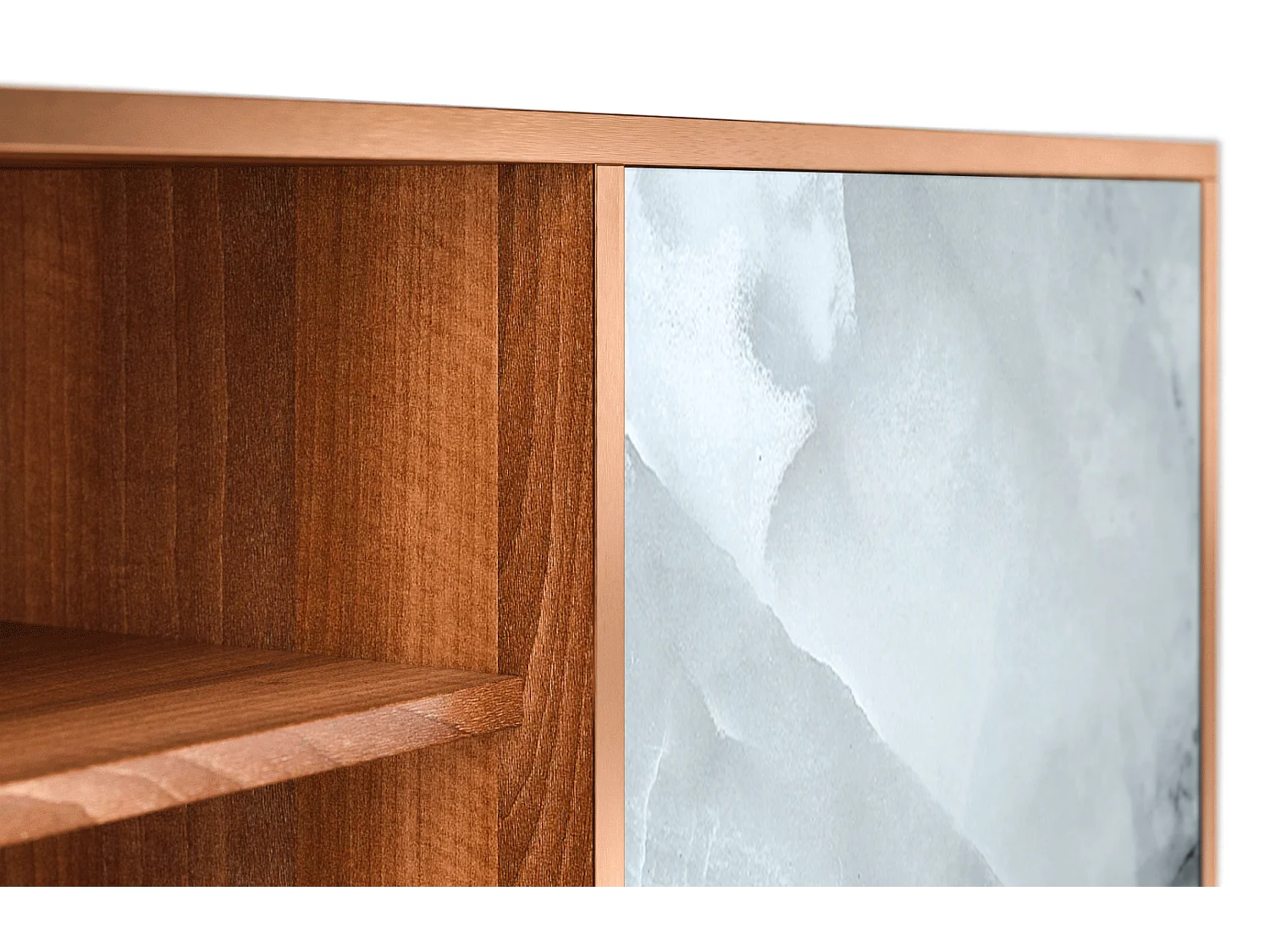 Szafka RTV - 170х69х48 cm - T2 - The Onyx, Orzech