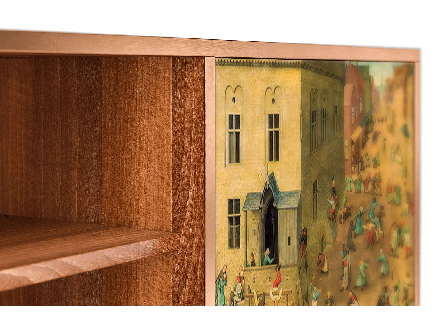 TV-meubel - 170х69х48 cm - T2 - Children Games, Walnoot