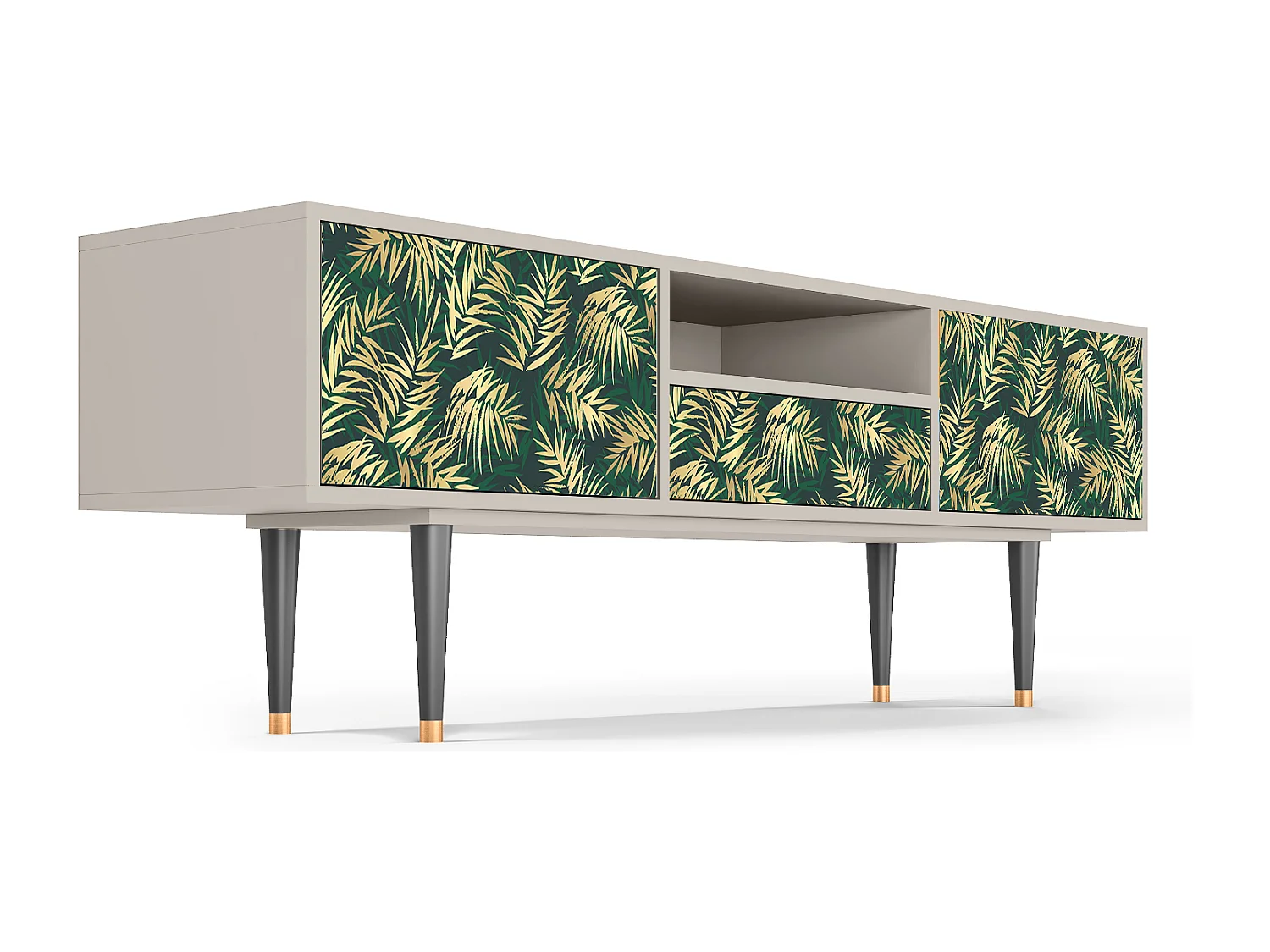 TV-Möbel - 170х59х41 cm - T6 - Sunny Palm Tree, Sand