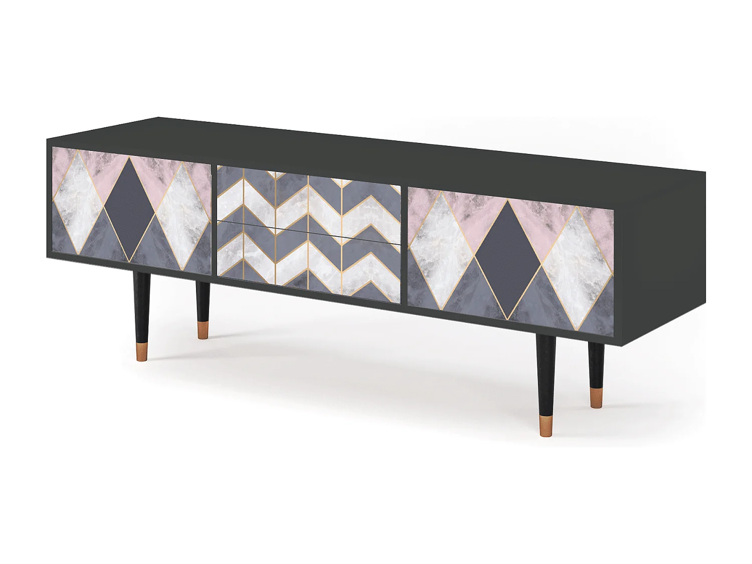 Meuble TV - 170х59х48 cm - T4 - Ideal Harmony, Anthracite