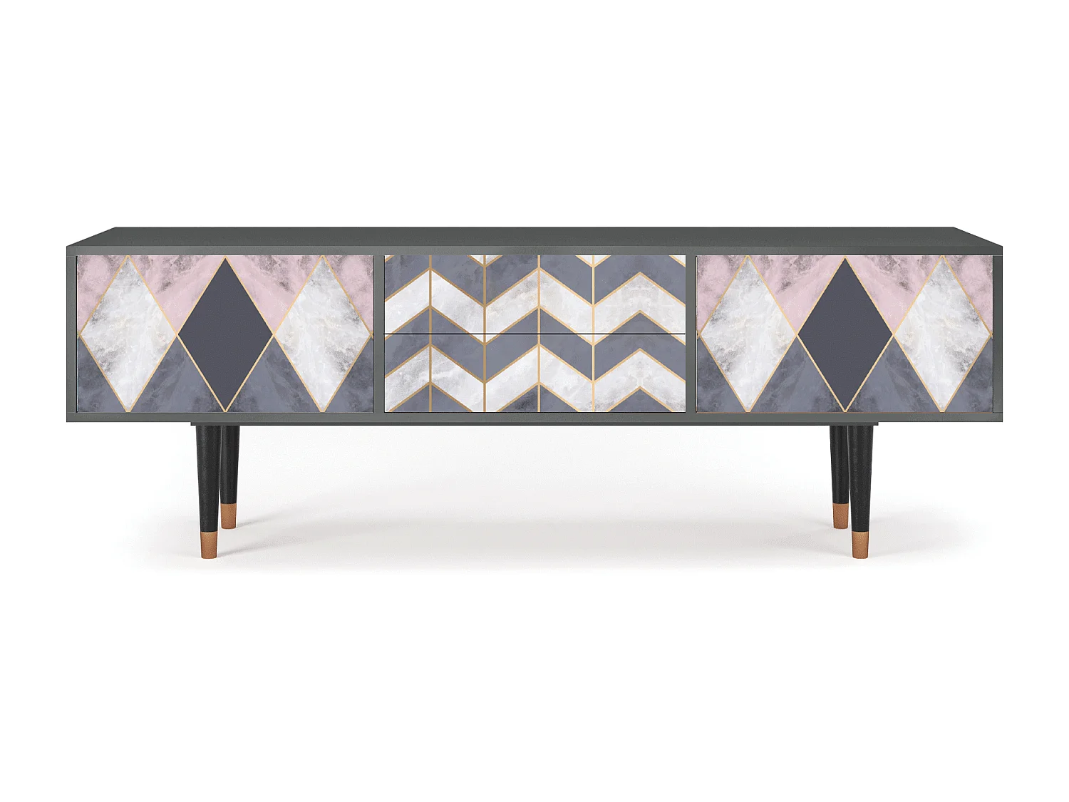 Meuble TV - 170х59х48 cm - T4 - Ideal Harmony, Anthracite