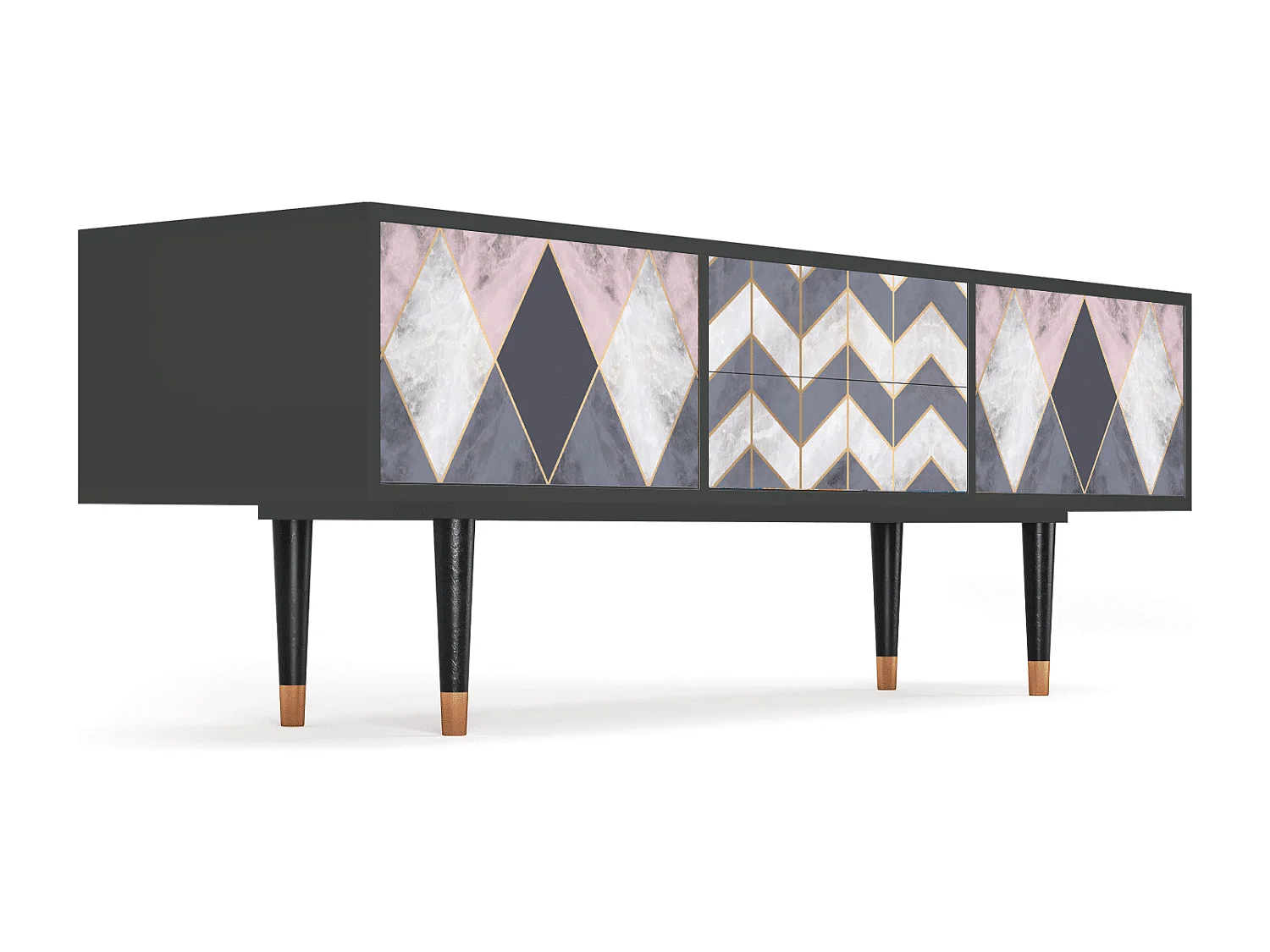 Meuble TV - 170х59х48 cm - T4 - Ideal Harmony, Anthracite