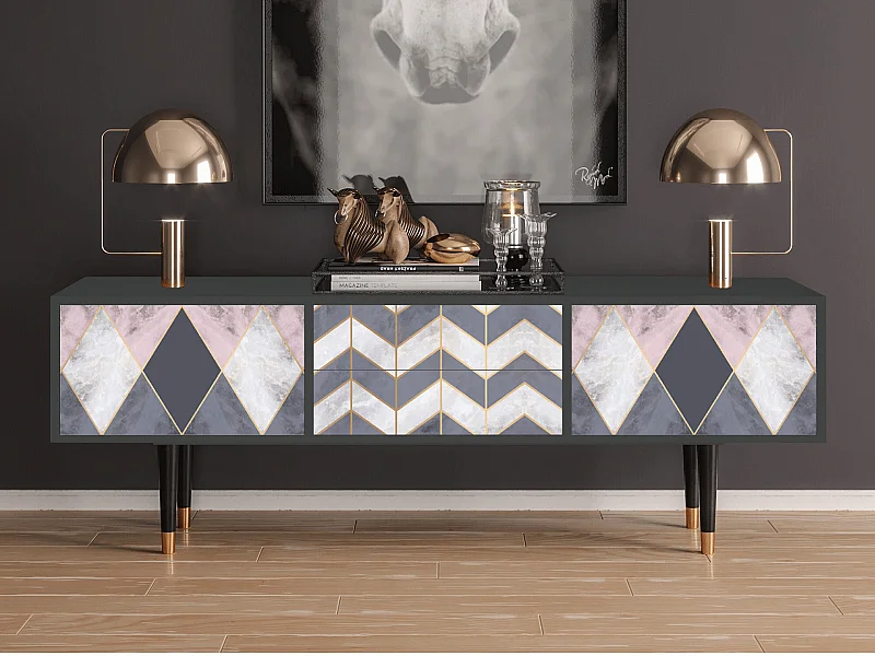 Meuble TV - 170х59х48 cm - T4 - Ideal Harmony, Anthracite