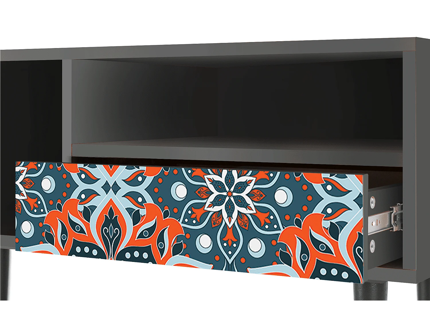 Meuble TV - 115х59х48 cm - T3 - Fire Beetle, Anthracite