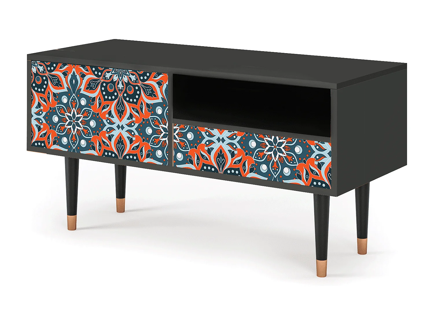 Mueble de TV - 115х59х48 cm - T3 - Fire Beetle, Antracita