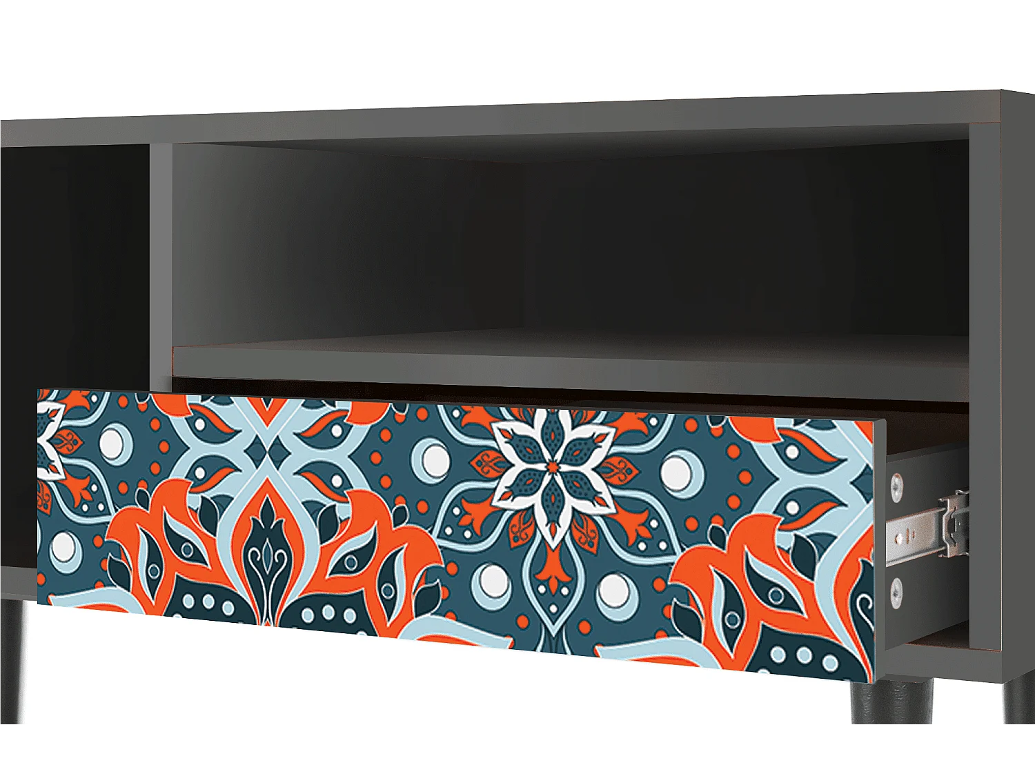 Meuble TV - 115х59х48 cm - T3 - Fire Beetle, Anthracite