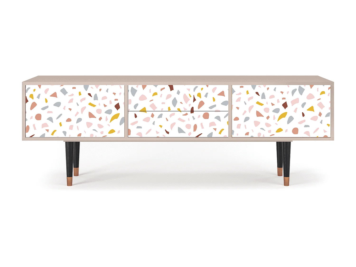 Mobile TV - 170х59х48 cm - T4 - Marmelade Cheese, Latte