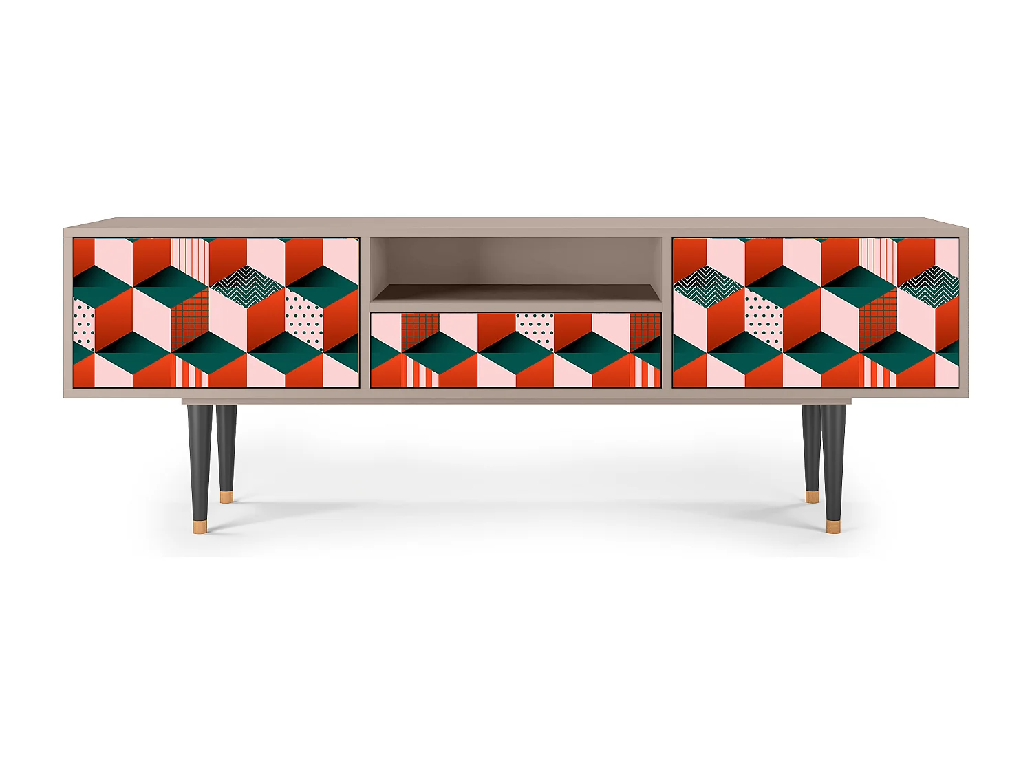 Mueble de TV - 170х59х41 cm - T6 - Pepsi-Cola, Latte