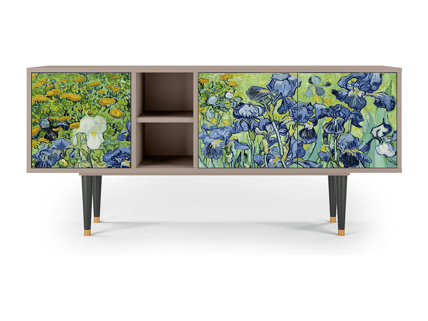 Mobile TV - 150х69х41 cm - T5 - Irises , Latte