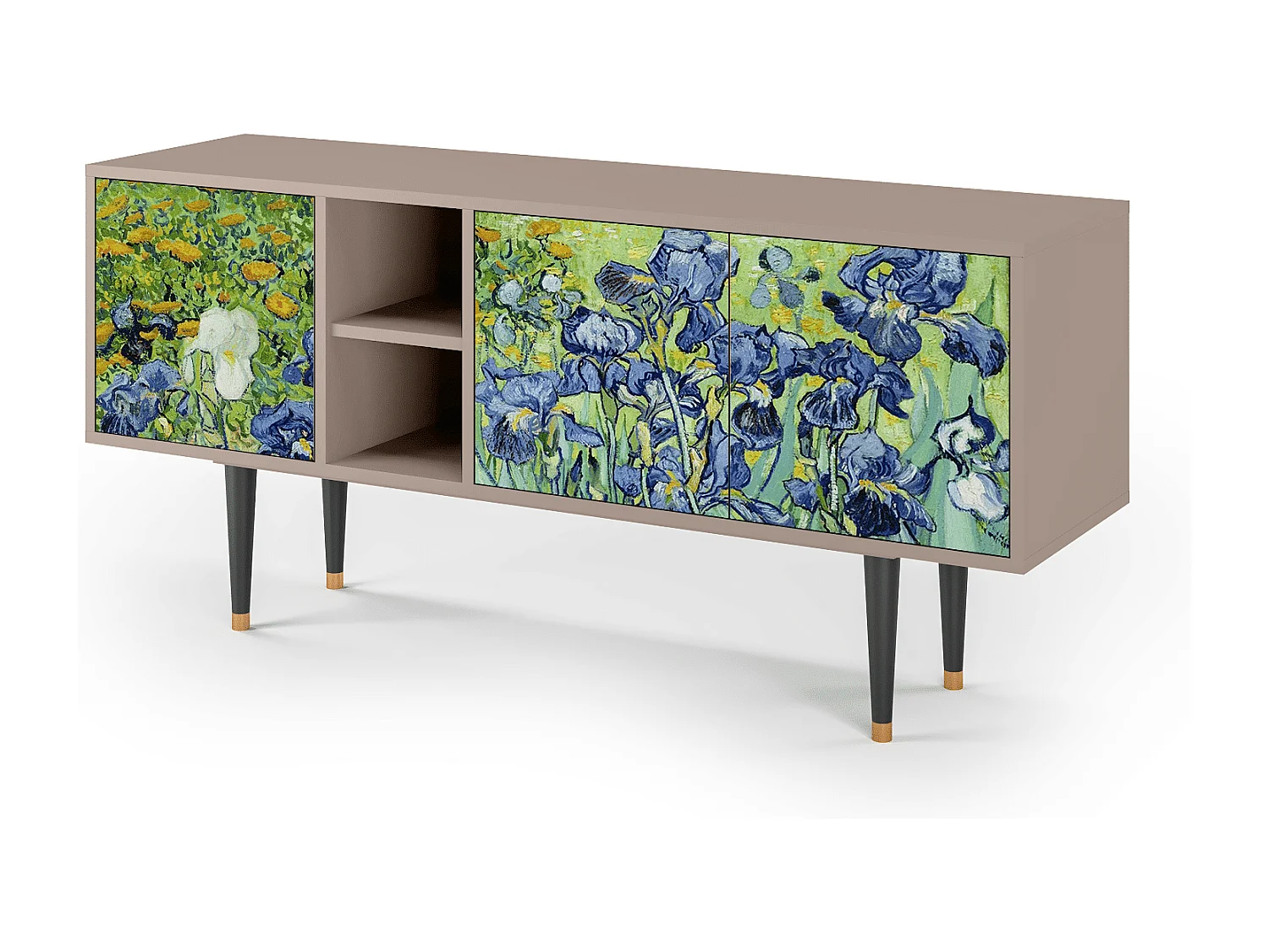 Mobile TV - 150х69х41 cm - T5 - Irises , Latte