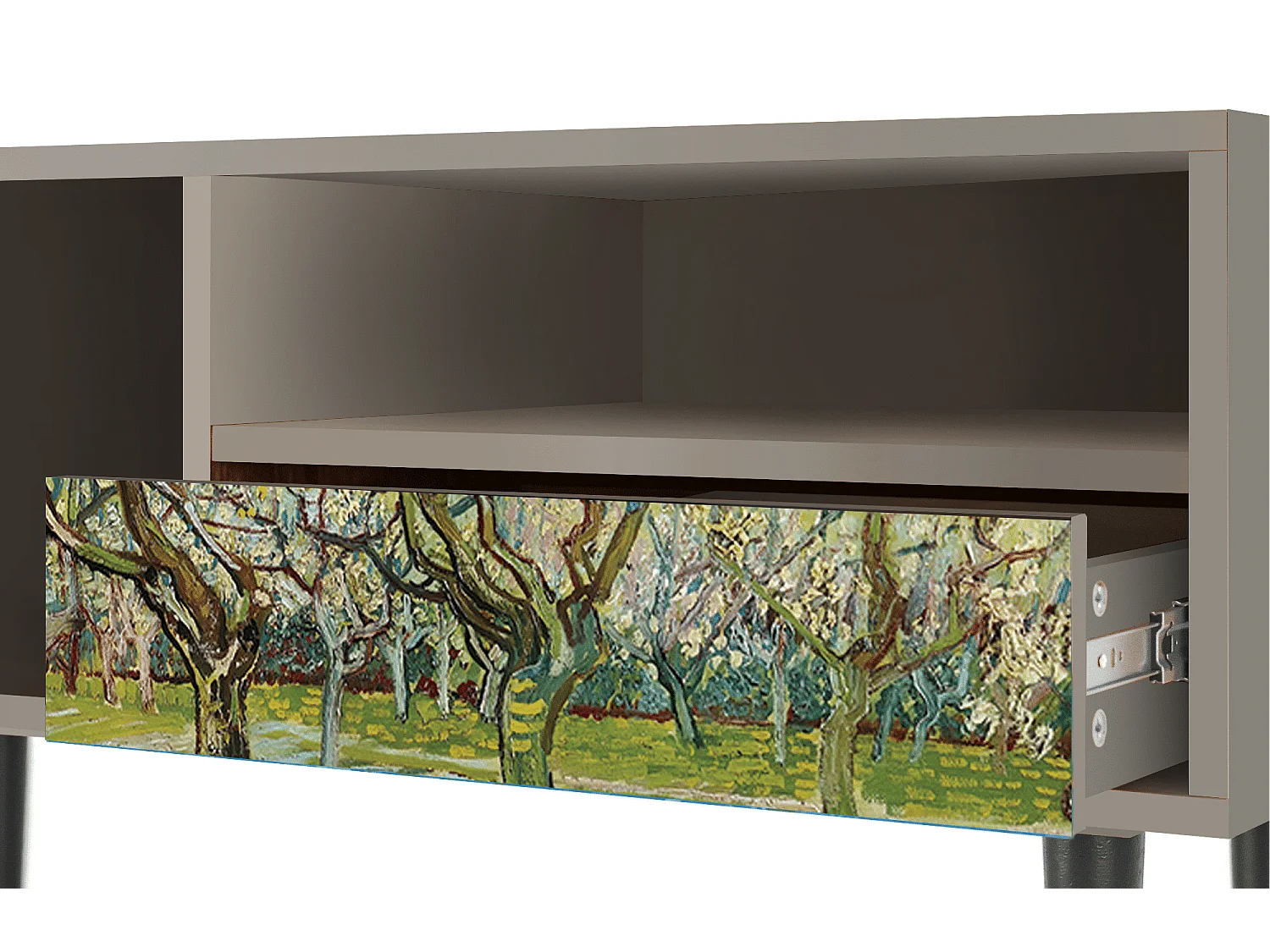TV-Möbel - 115х59х48 cm - T3 - The Weiß Orchard, Sand