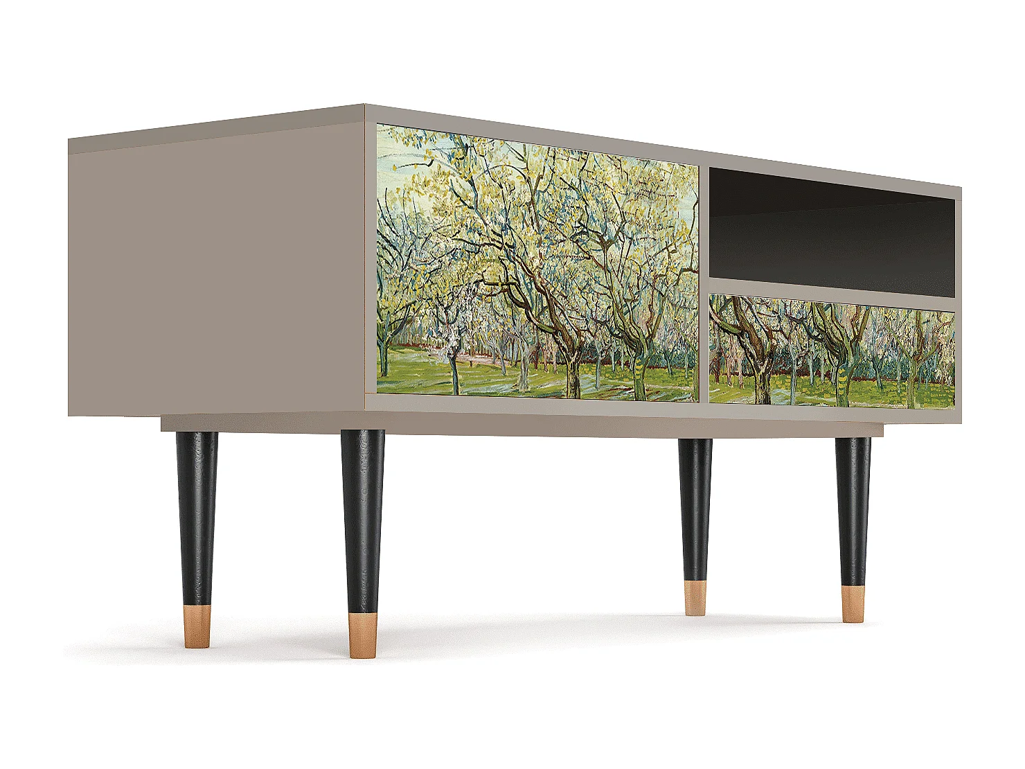 Mobile TV - 115х59х48 cm - T3 - The Bianco Orchard, Sabbia