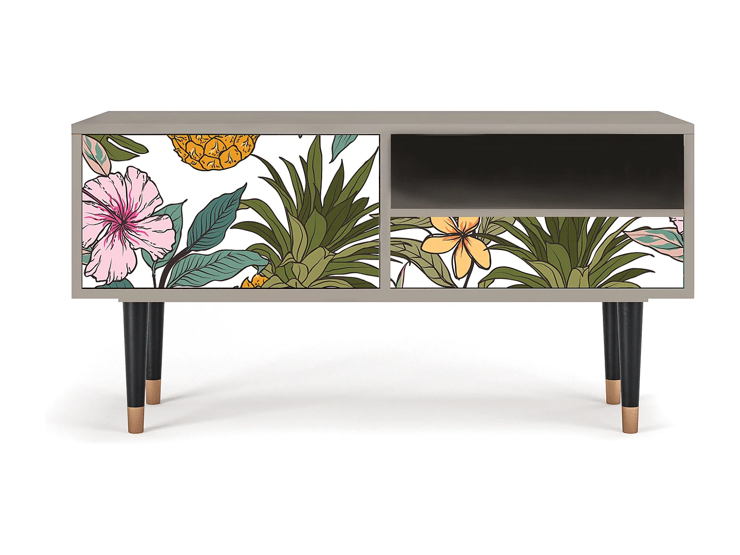 Meuble TV - 115х59х48 cm - T3 - Estival Fruit, Sable