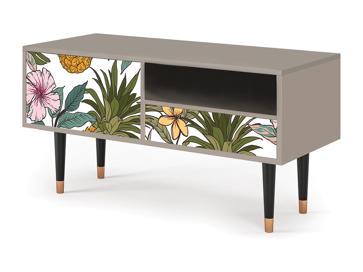 Meuble TV - 115х59х48 cm - T3 - Estival Fruit, Sable