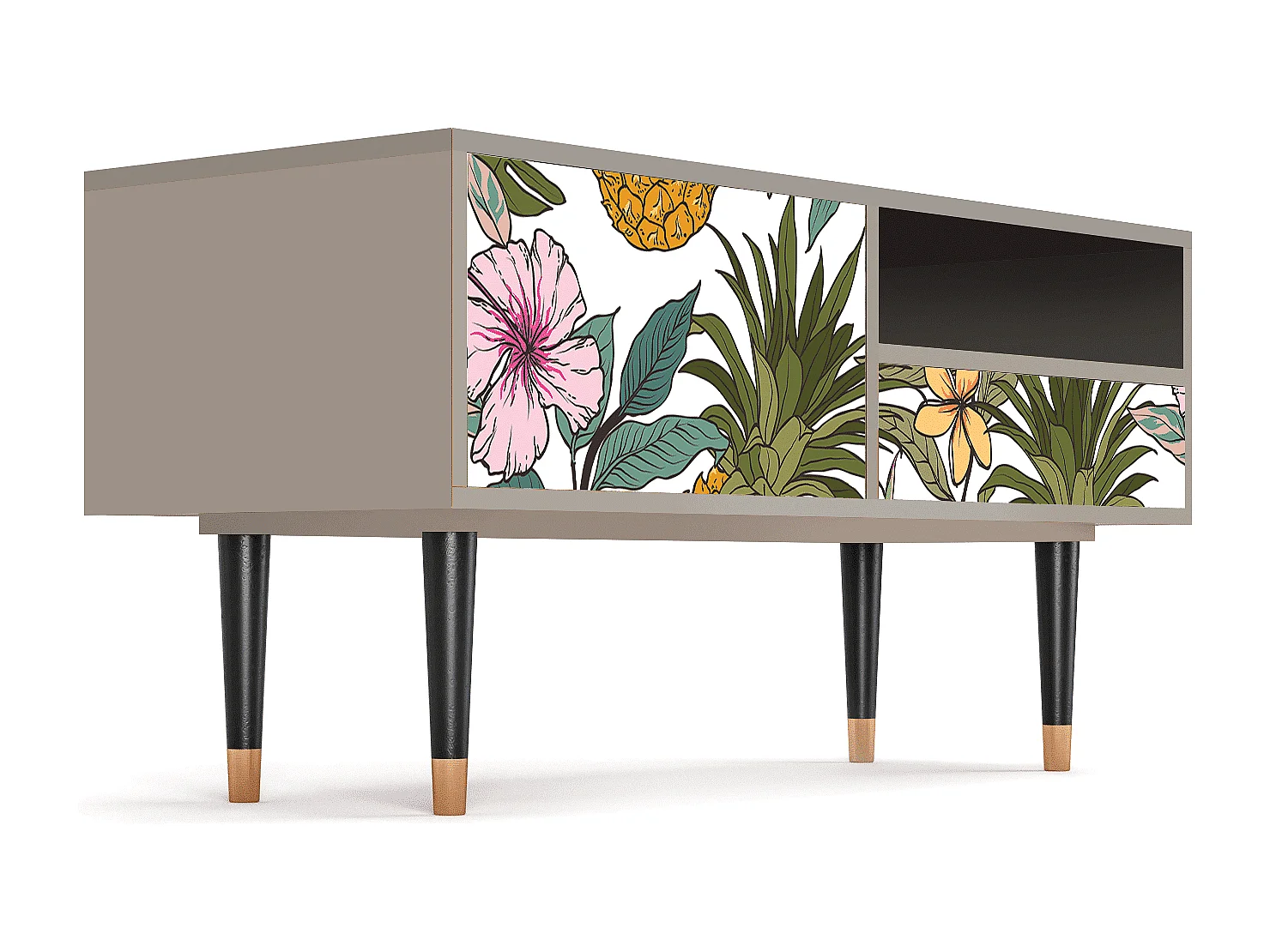 Meuble TV - 115х59х48 cm - T3 - Estival Fruit, Sable