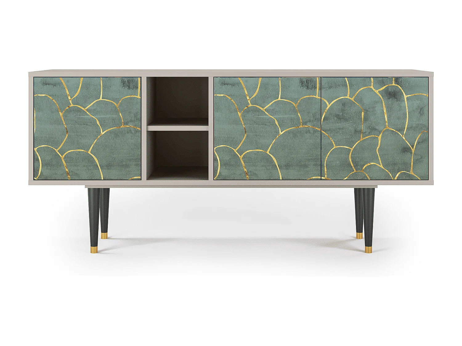 Mobile TV - 150х69х41 cm - T5 - Magnificent Water Lily, Sabbia