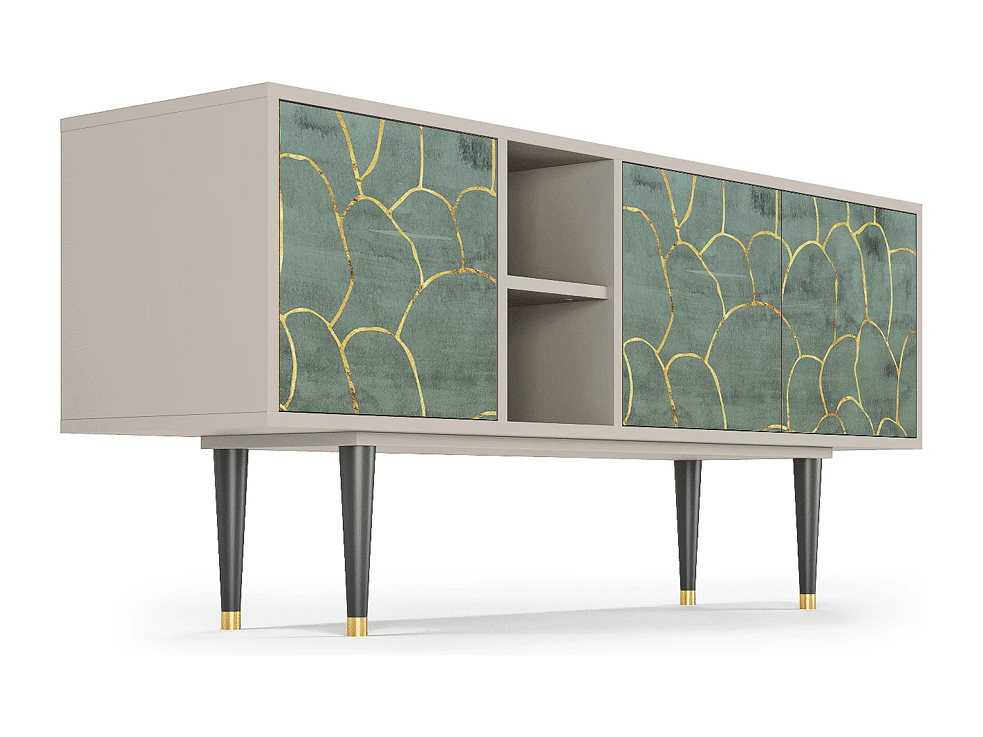 Mobile TV - 150х69х41 cm - T5 - Magnificent Water Lily, Sabbia