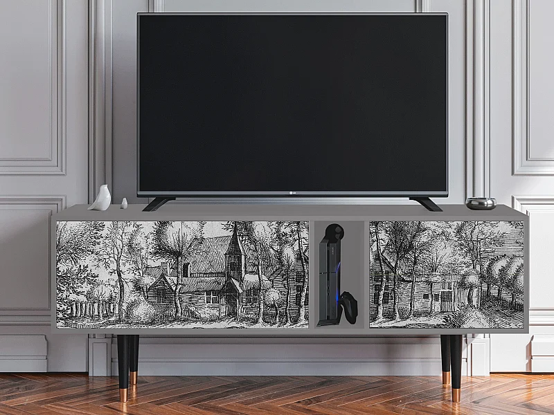Mueble de TV - 170х69х48 cm - T1 - A Pond, Gris