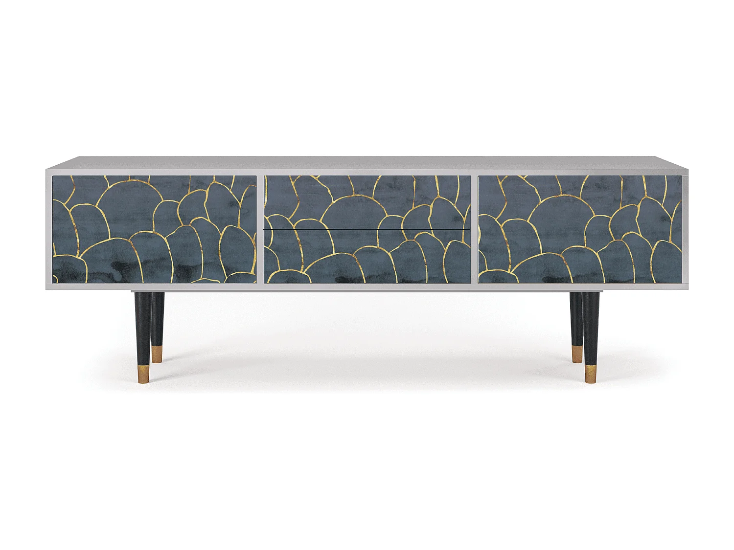 TV-meubel - 170х59х48 cm - T4 - Blue Lagoon, Grijs