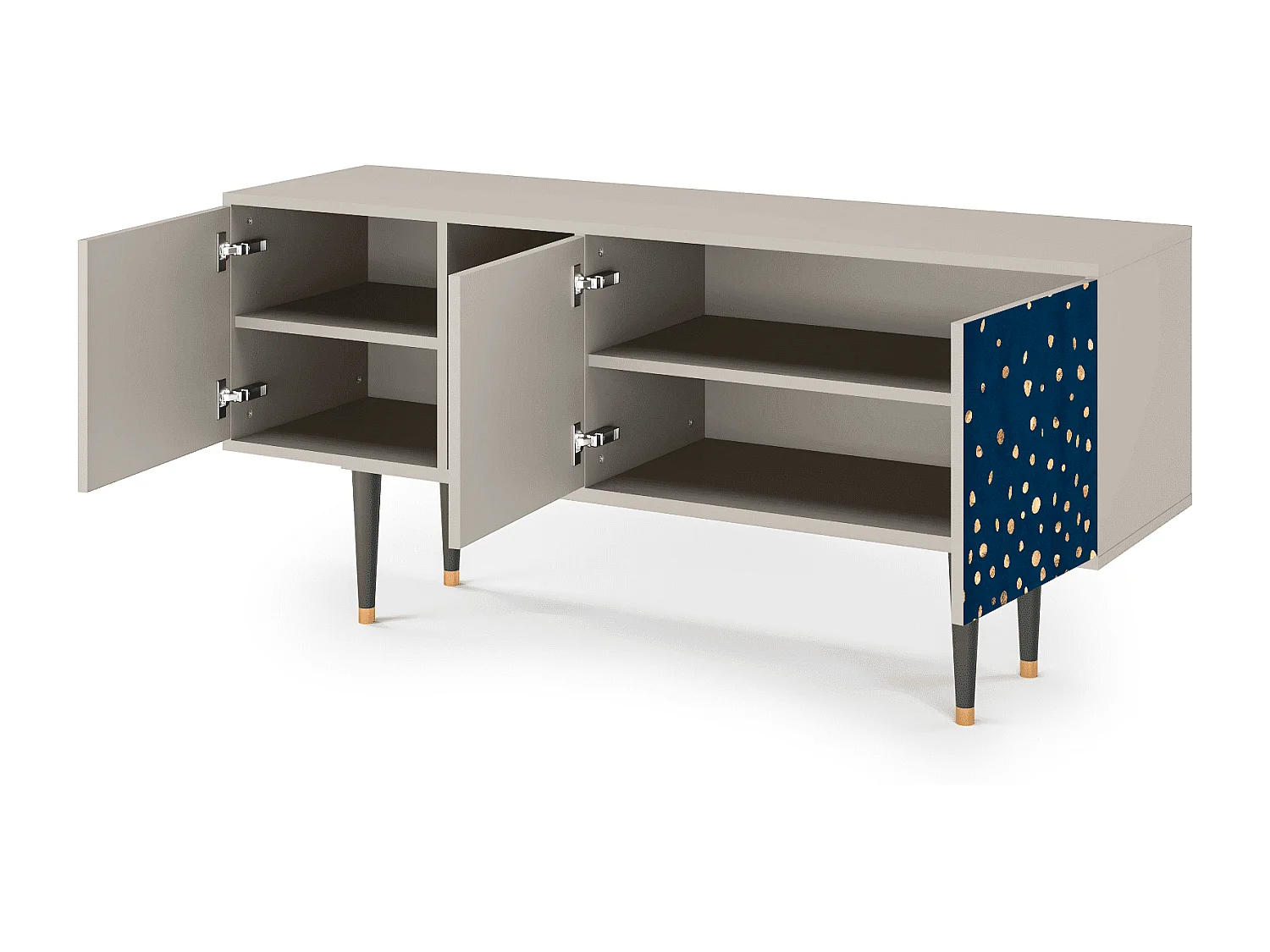 Meuble TV - 150х69х41 cm - T5 - Night Skies, Sable