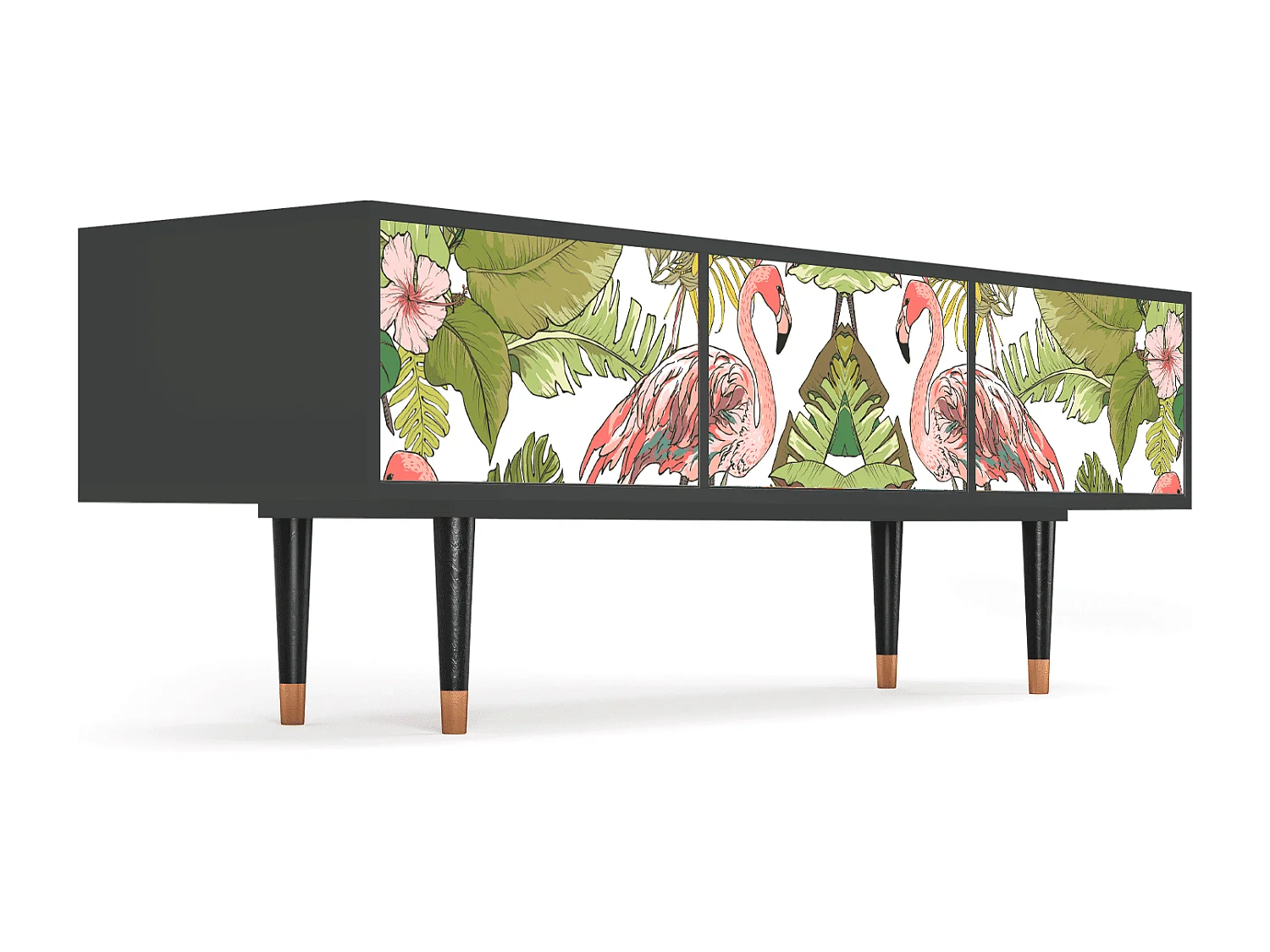 TV-meubel - 170х59х48 cm - T4 - Sweet Flamingo, Antraciet