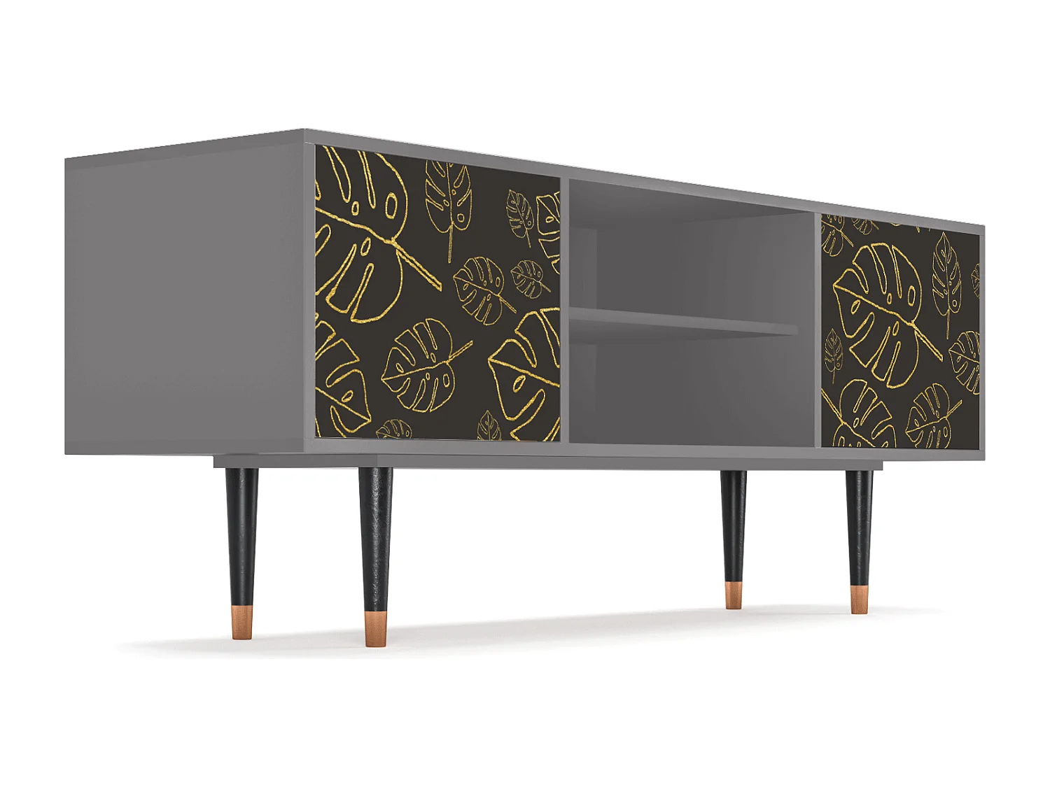 TV-Möbel - 170х69х48 cm - T2 - Fall Of The Leaves, Grau