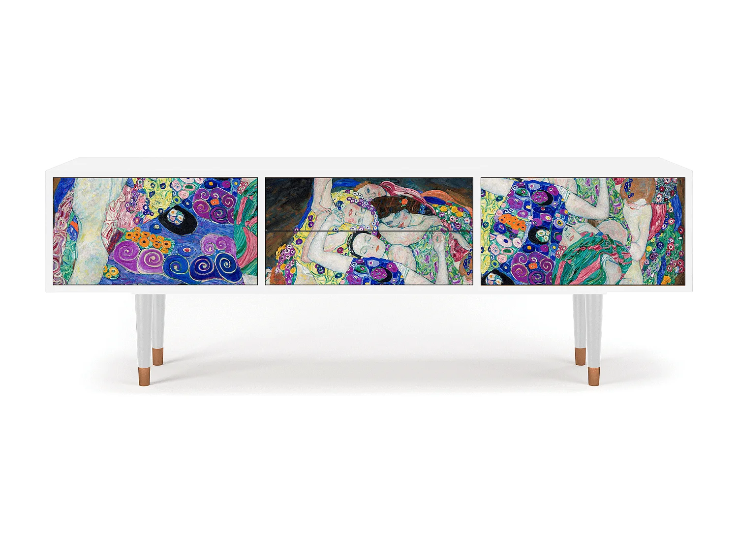 Meuble TV - 170х59х48 cm - T4 - The Maiden by Klimt, Blanc