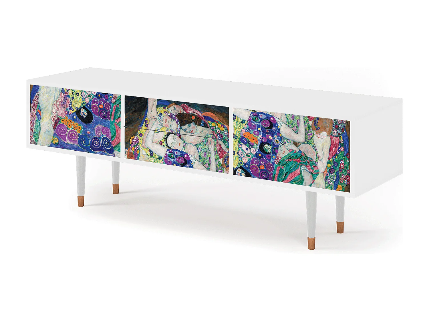 Meuble TV - 170х59х48 cm - T4 - The Maiden by Klimt, Blanc